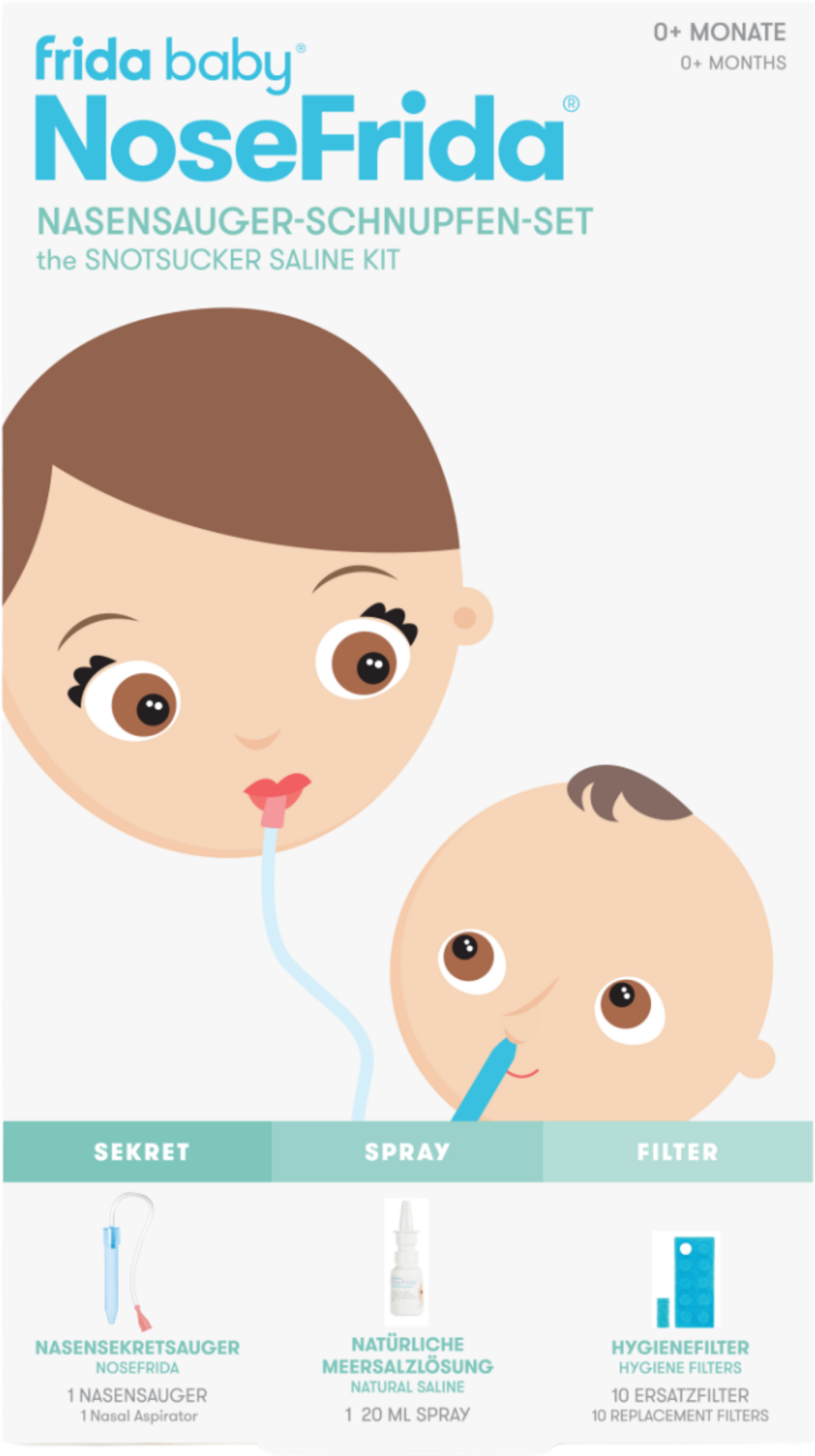 NoseFrida Nasensauger-Schnupfen-Set