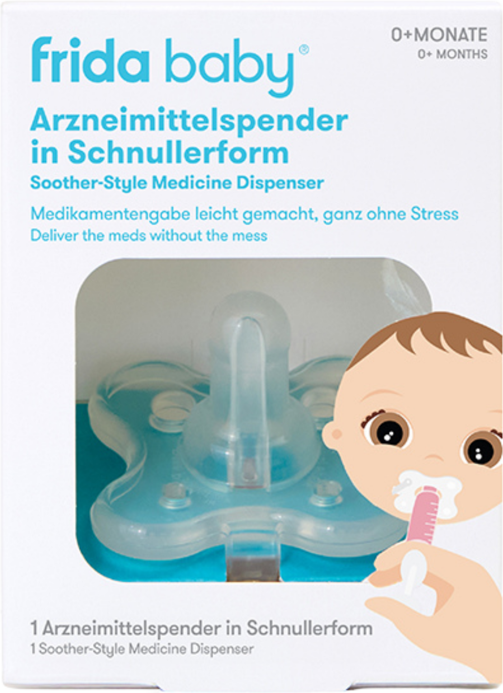 frida baby Arzneimittelspender in Schnullerform