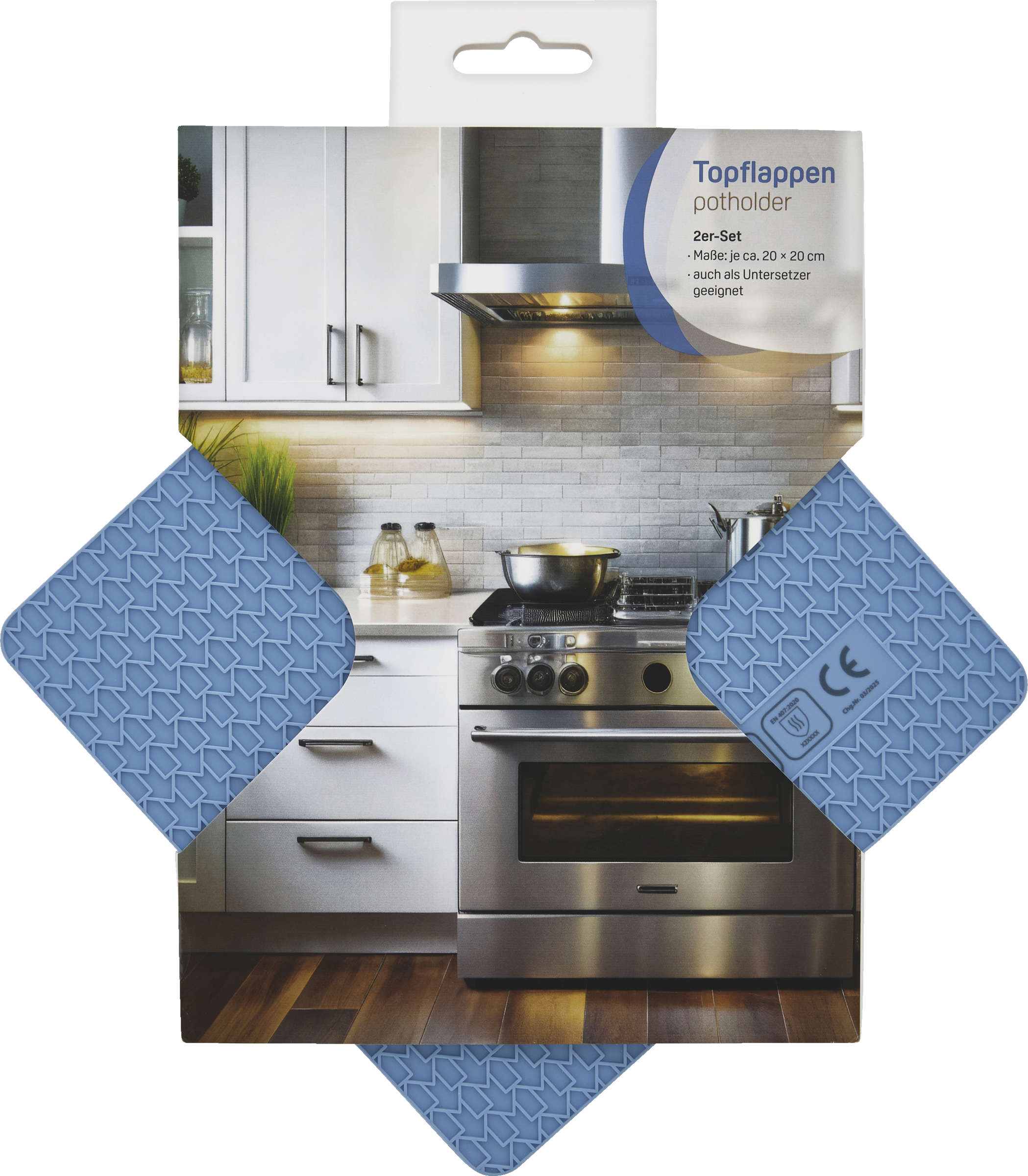 IDEENWELT Topflappen 2er-Set