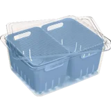 Kühlschrankbox mit 2 Früchtekörben