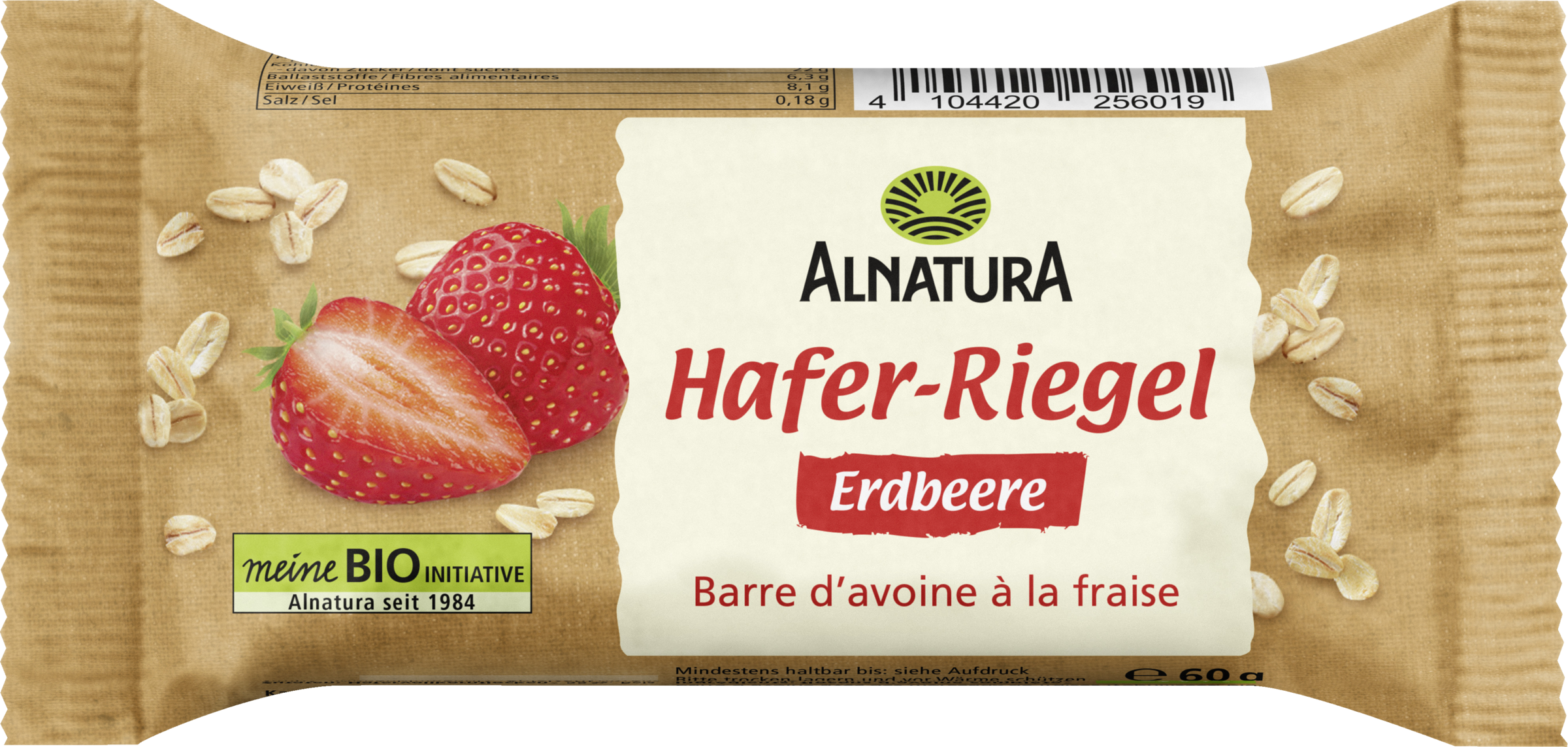 Alnatura Bio Hafer Riegel Erdbeere