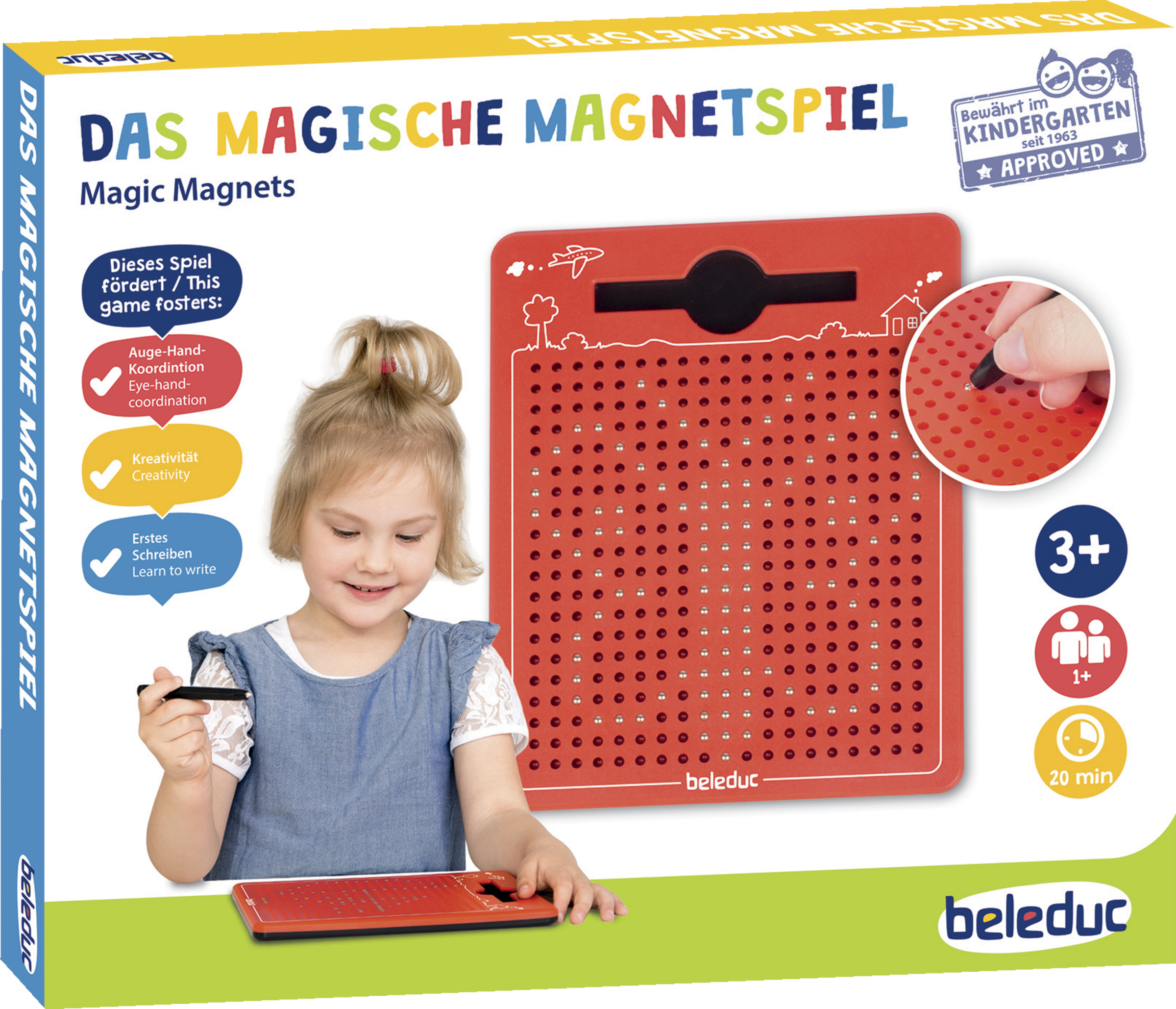 Hape Magnetische Zeichentafel klein rot