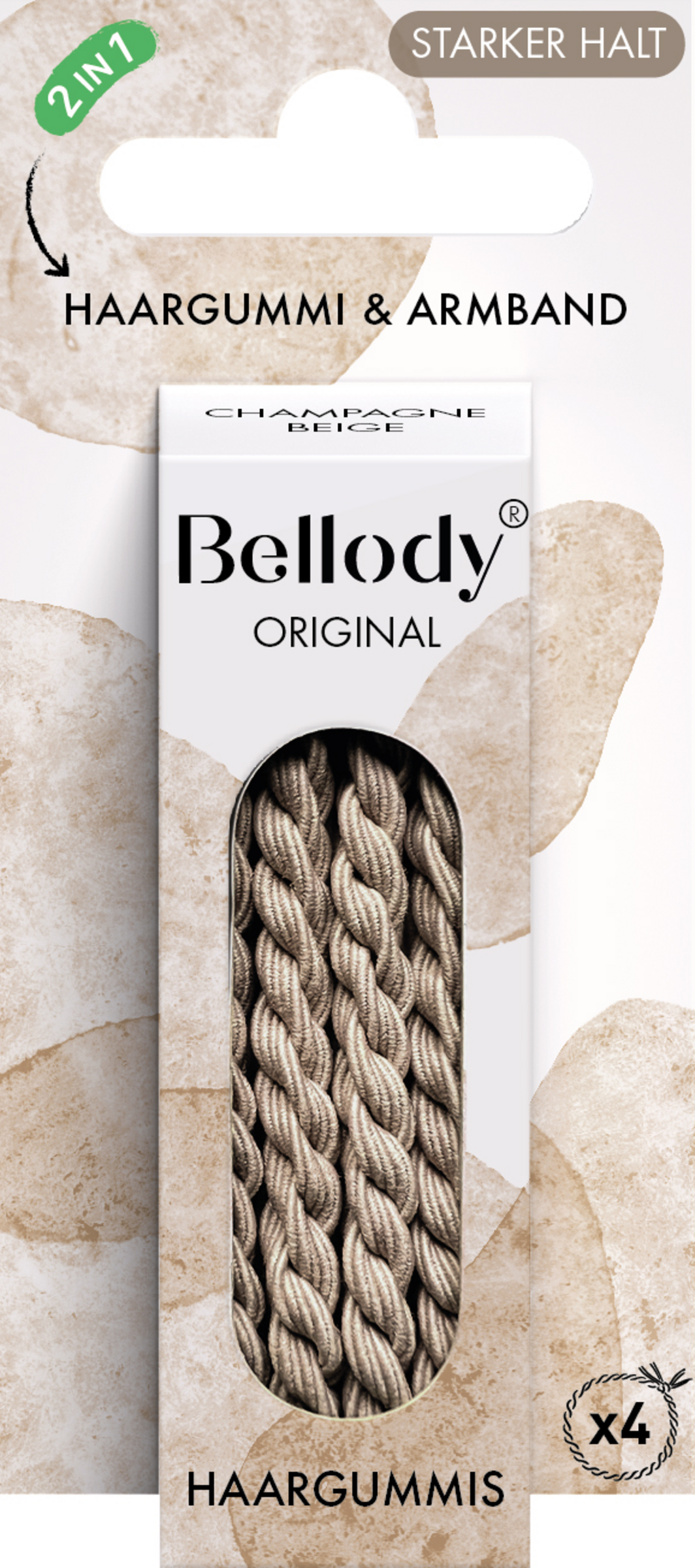 Bellody Haargummis Beige