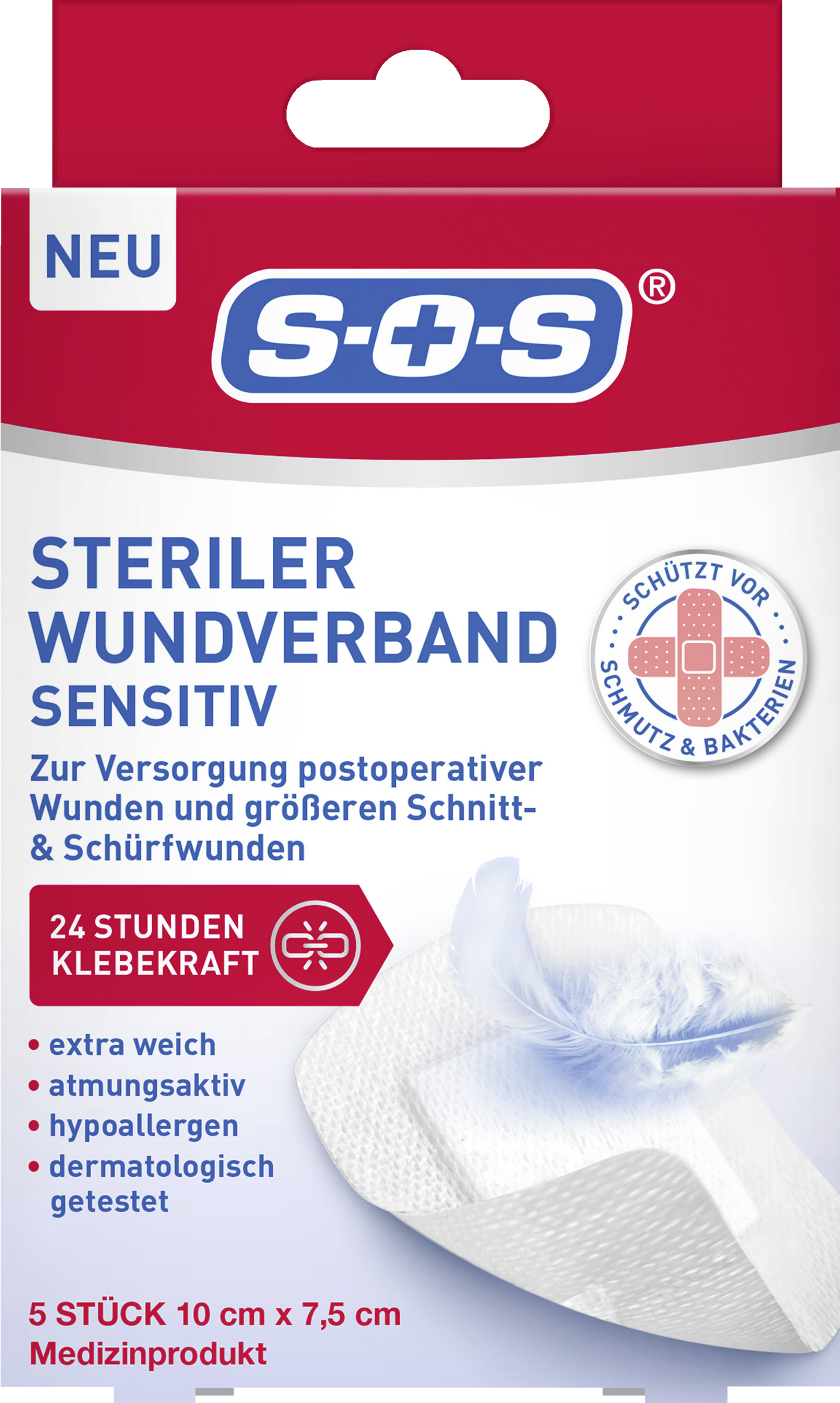 SOS Steriler Wundverband sensitiv