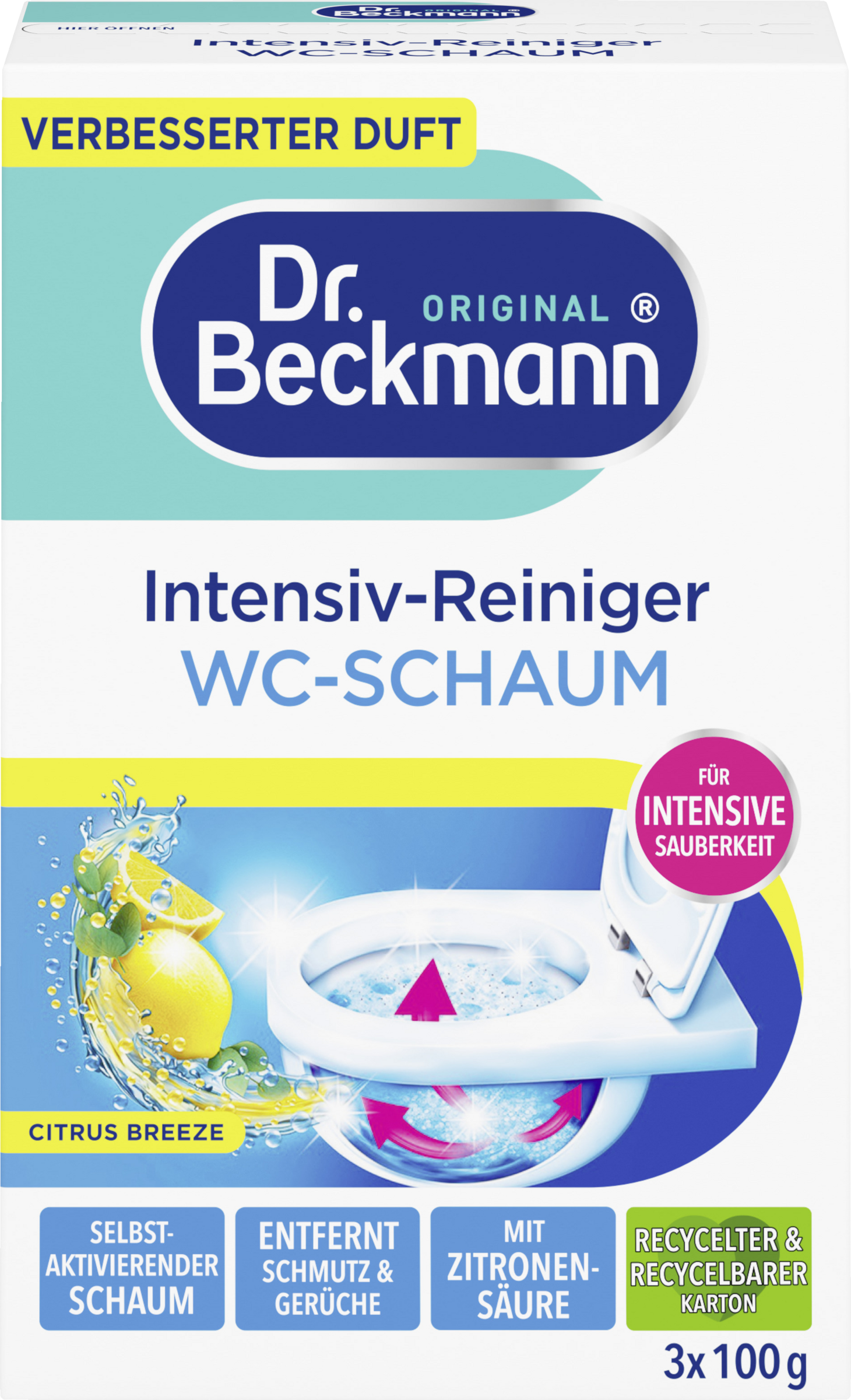 Dr. Beckmann Intensiv-Reiniger WC-Schaum