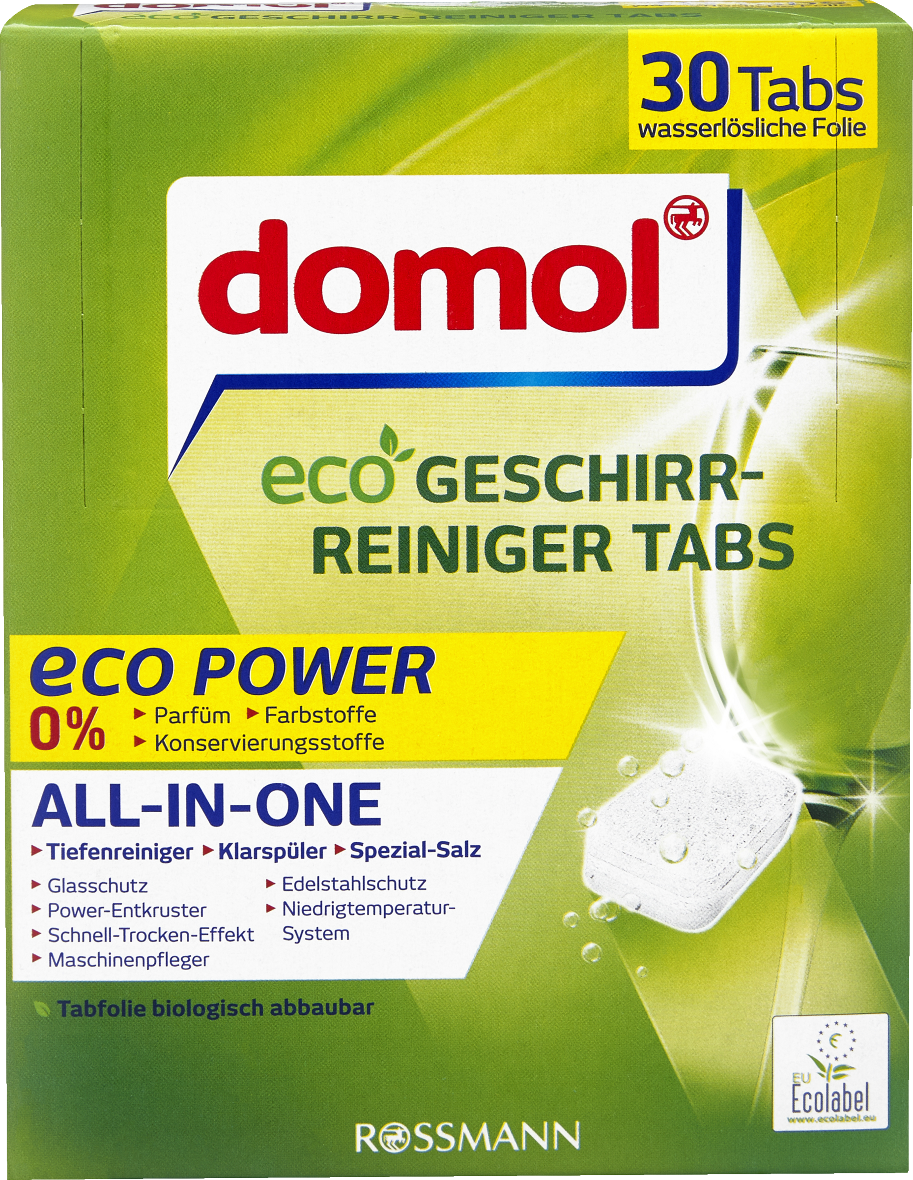domol eco Geschirr-Reiniger Tabs eco Power