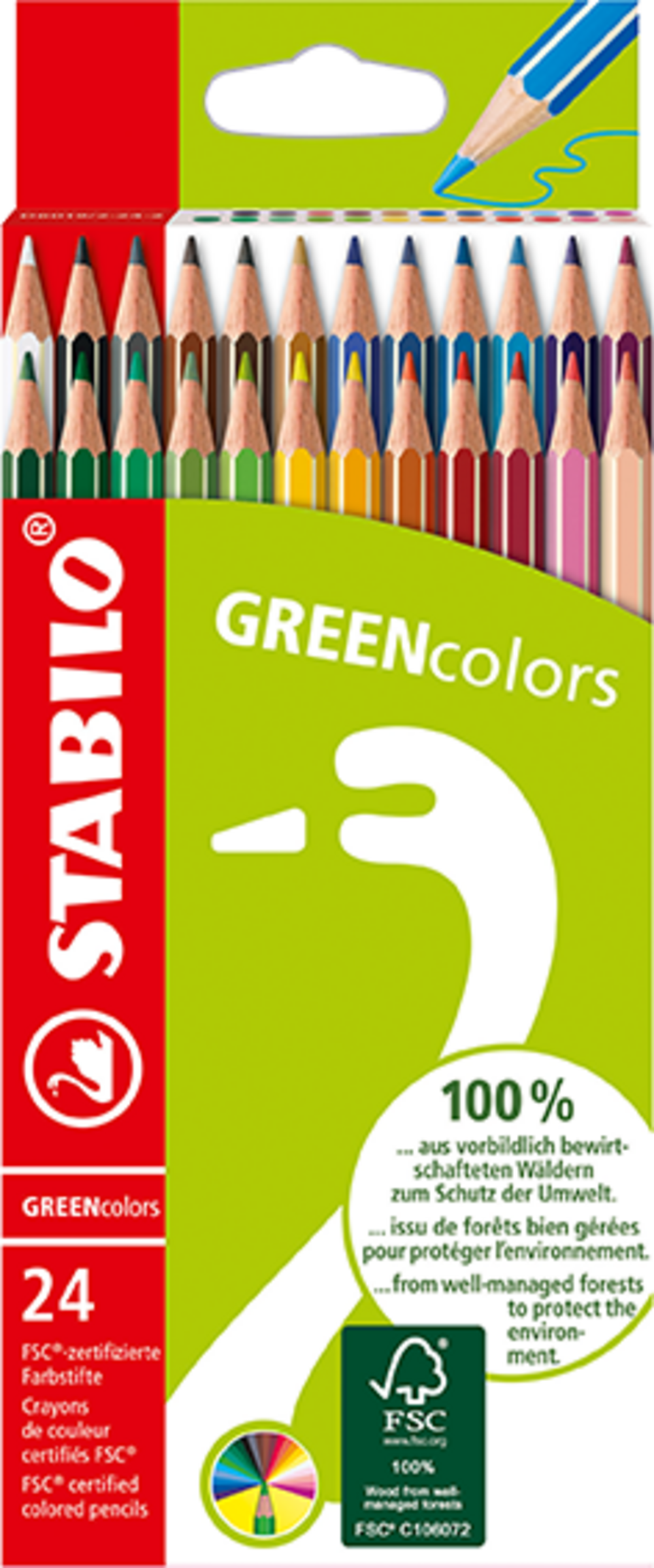 STABILO Buntstifte GREENcolors