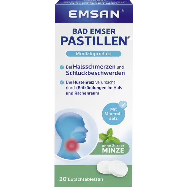 أقراص باد إيمسر بدون سكر بنكهة النعناع