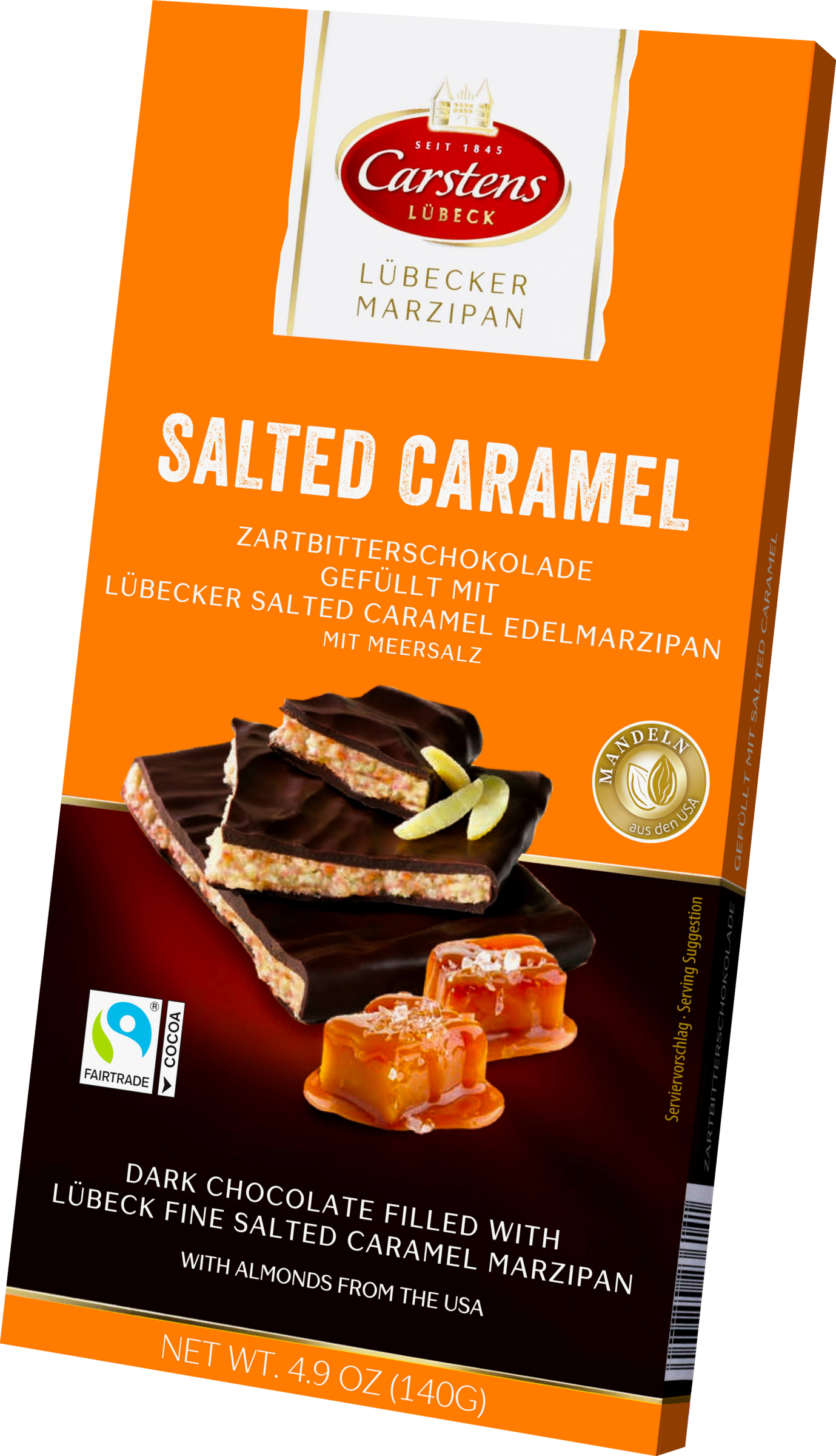 Carstens Lübecker Zartbitterschokolade Salted Caramel