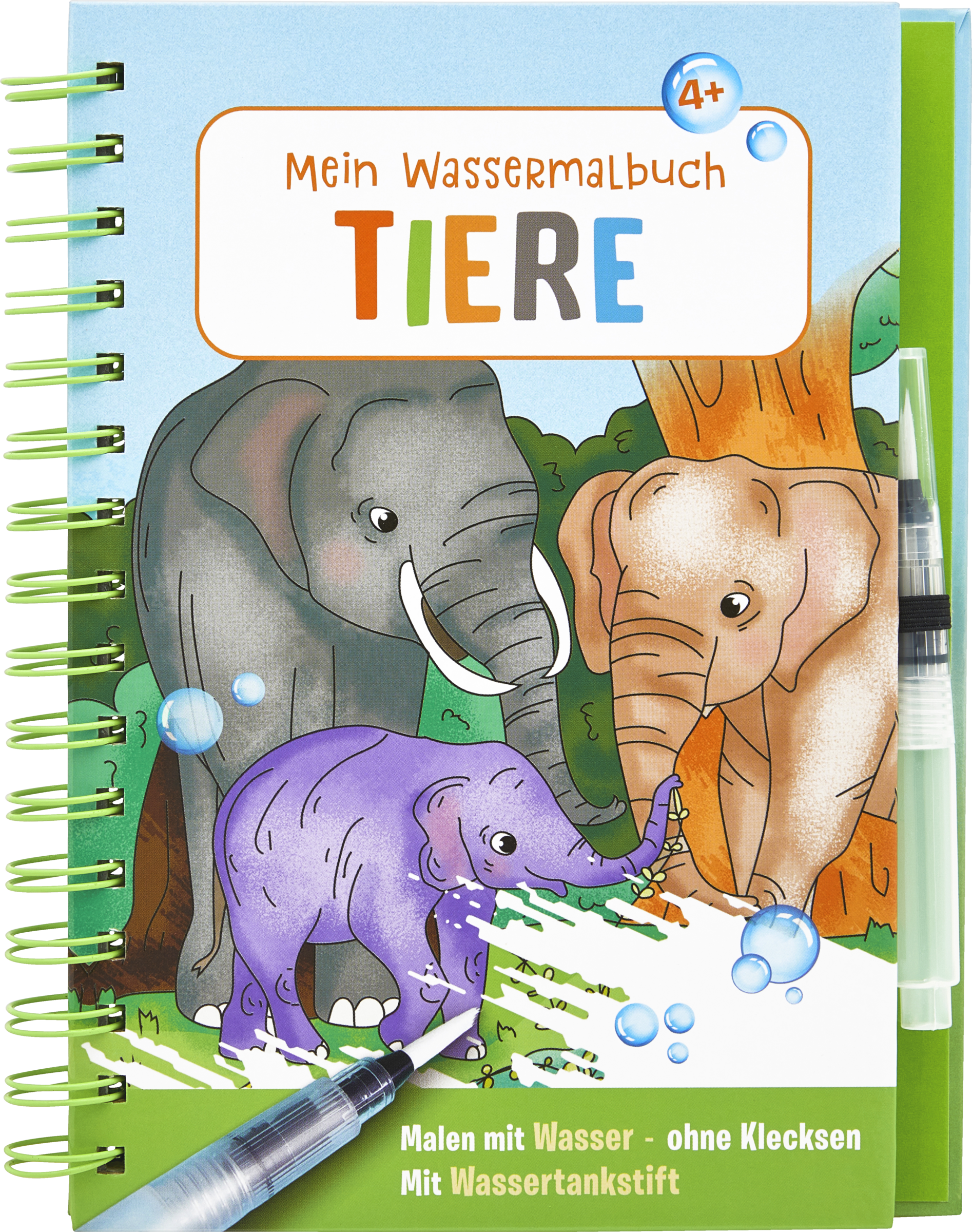 Ullmann Medien Wassermalbuch Tiere