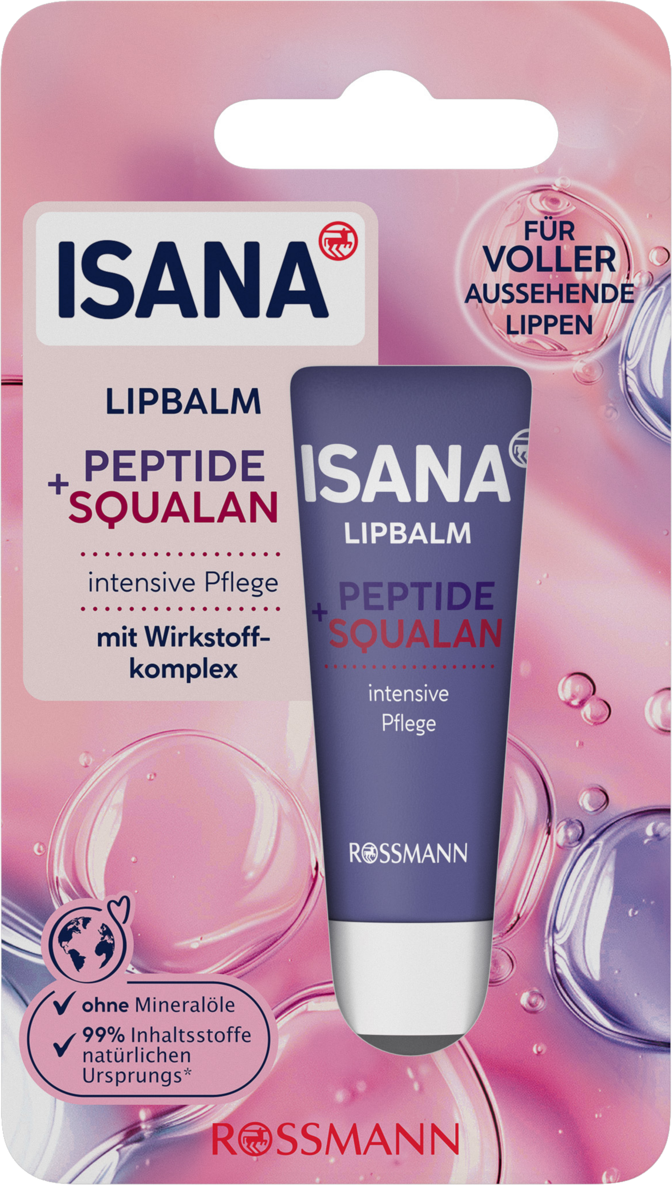 ISANA Lipbalm Peptide und Squalan