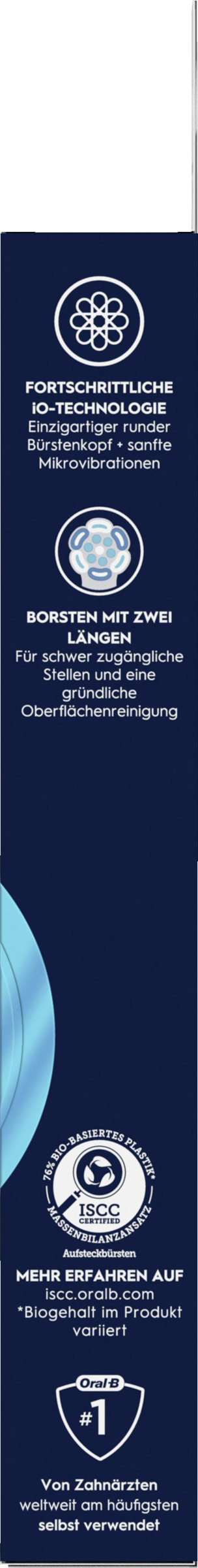 مجموعة من 4 رؤوس فرشاة iO للتنظيف الفائق - أبيض 2