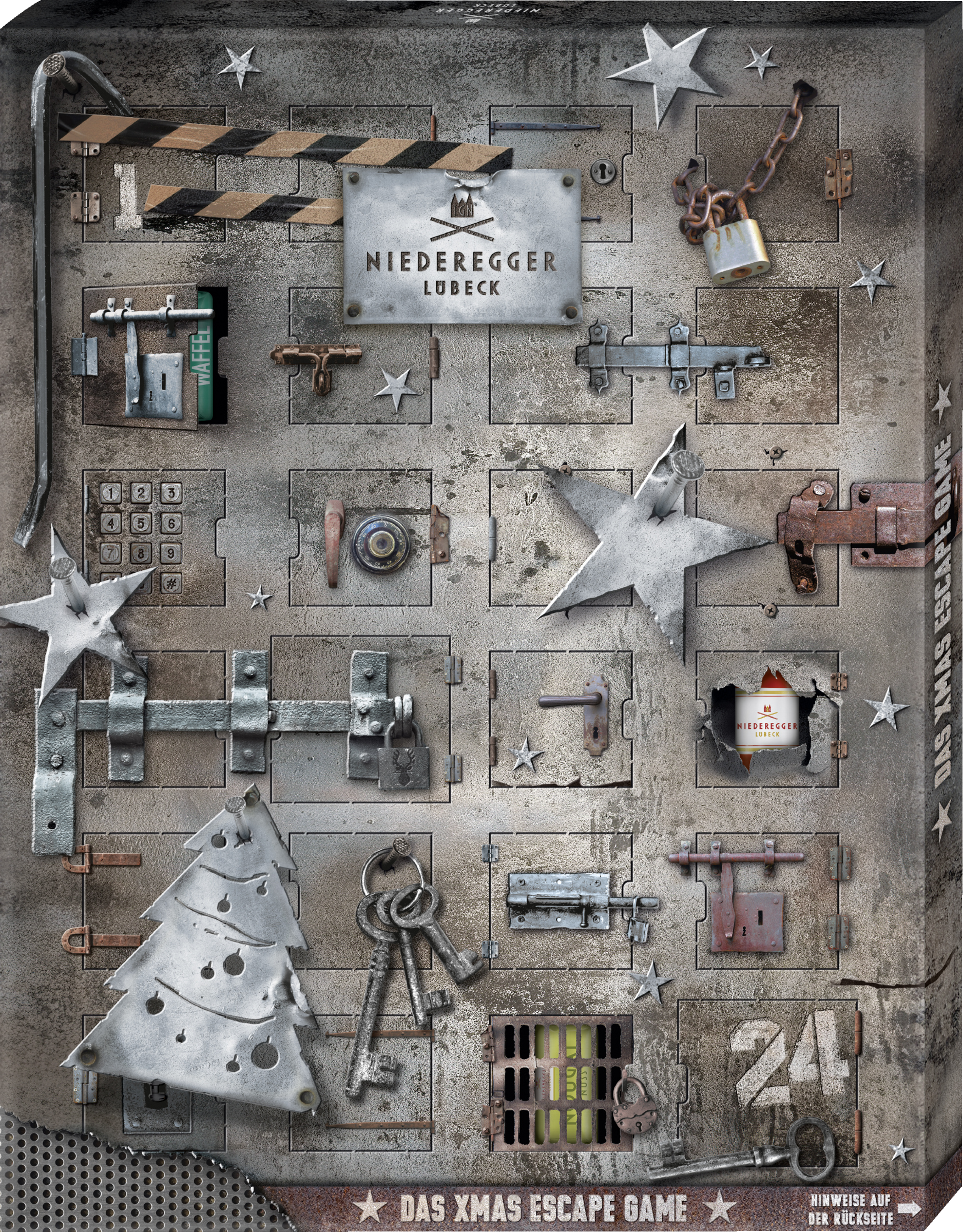 Niederegger Escape Adventskalender 2025 (24 Stück)