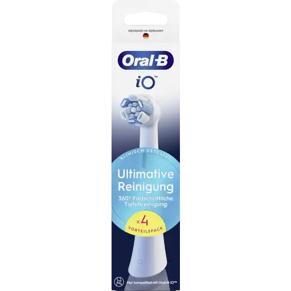 مجموعة من 4 رؤوس فرشاة iO للتنظيف الفائق - أبيض