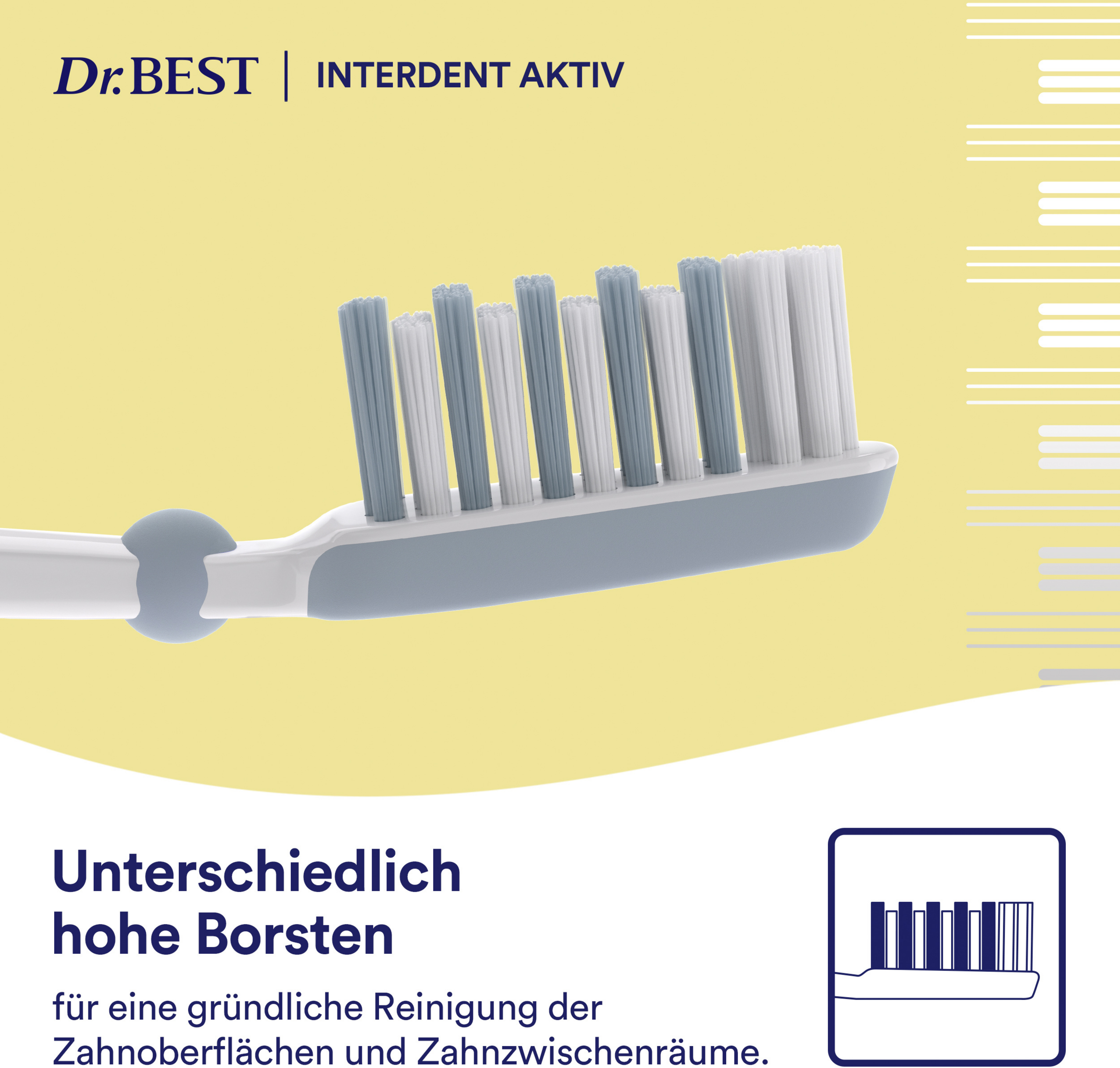 فرشاة أسنان Interdent Active متوسطة 4