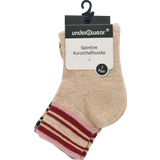 2er Crew Socks Kurzschaft Beige Melange Gr. 39/42