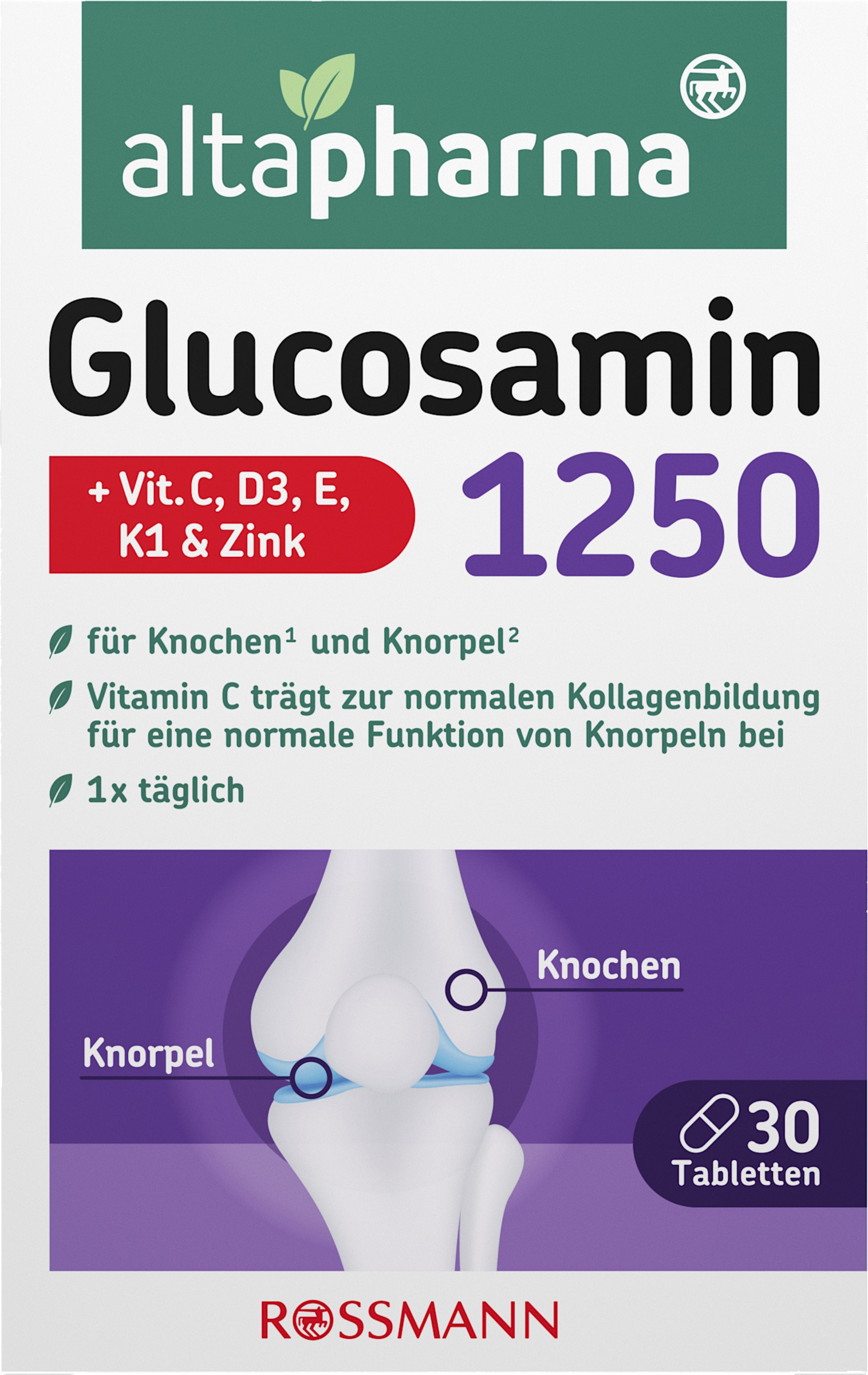 altapharma Glucosamin 1.250 Tabletten