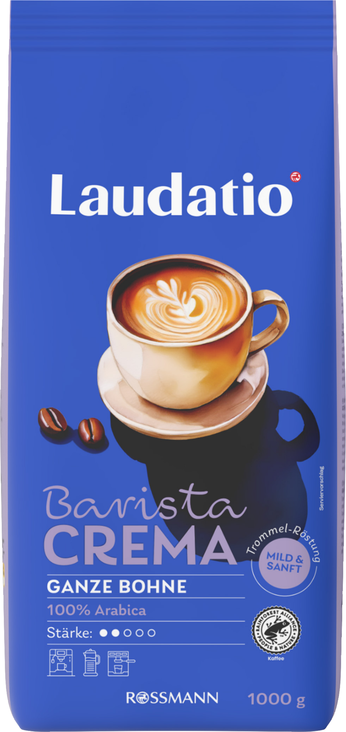 Barista Crema ganze Bohnen