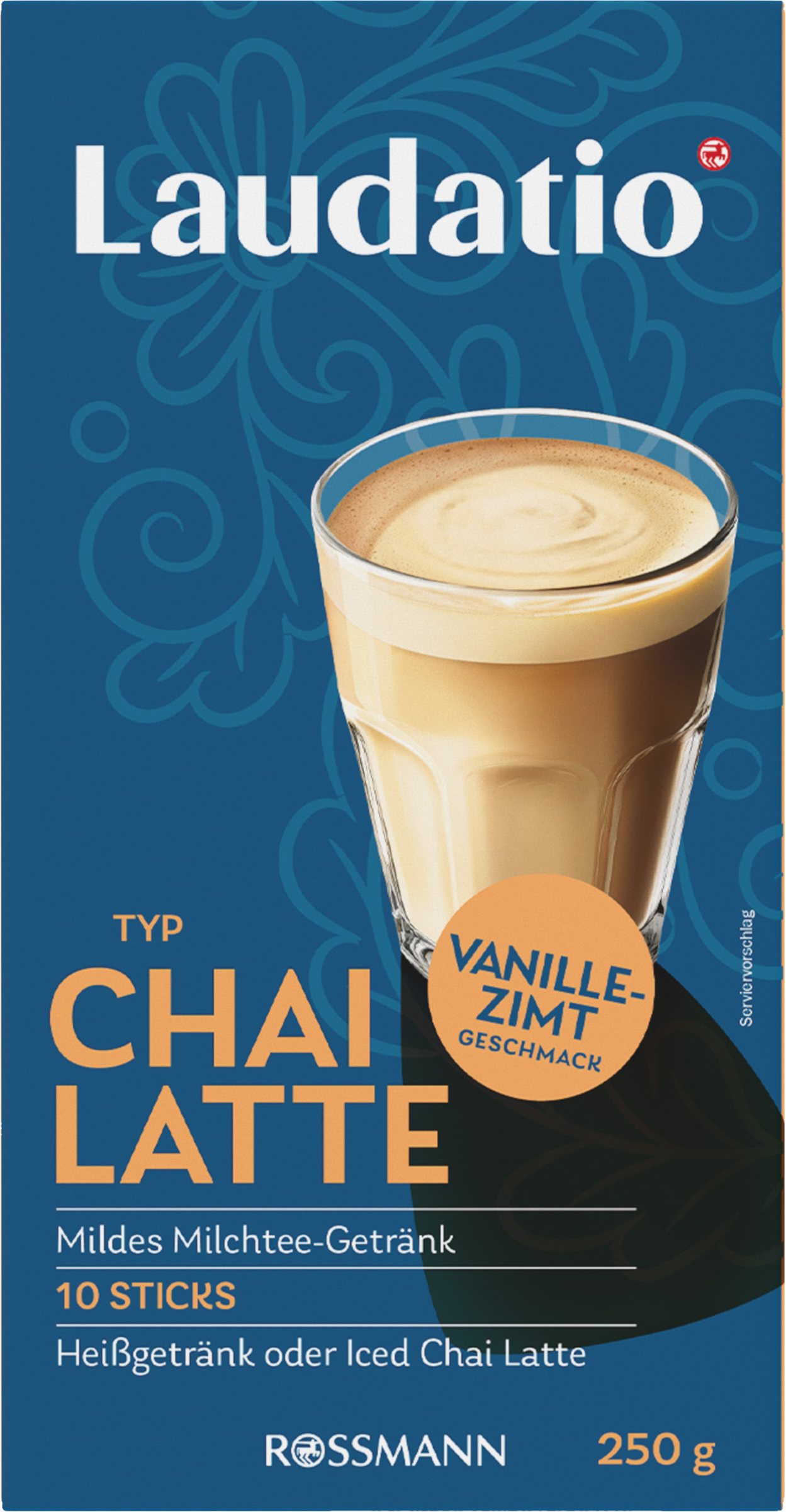 Chai Latte Milchtee-Getränk mit Vanille-Zimt-Geschmack