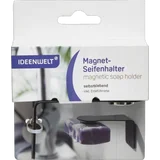 Magnet-Seifenhalter silber