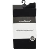 Venen-Aktiv Kniestrumpf schwarz/anthra Gr. 35/38