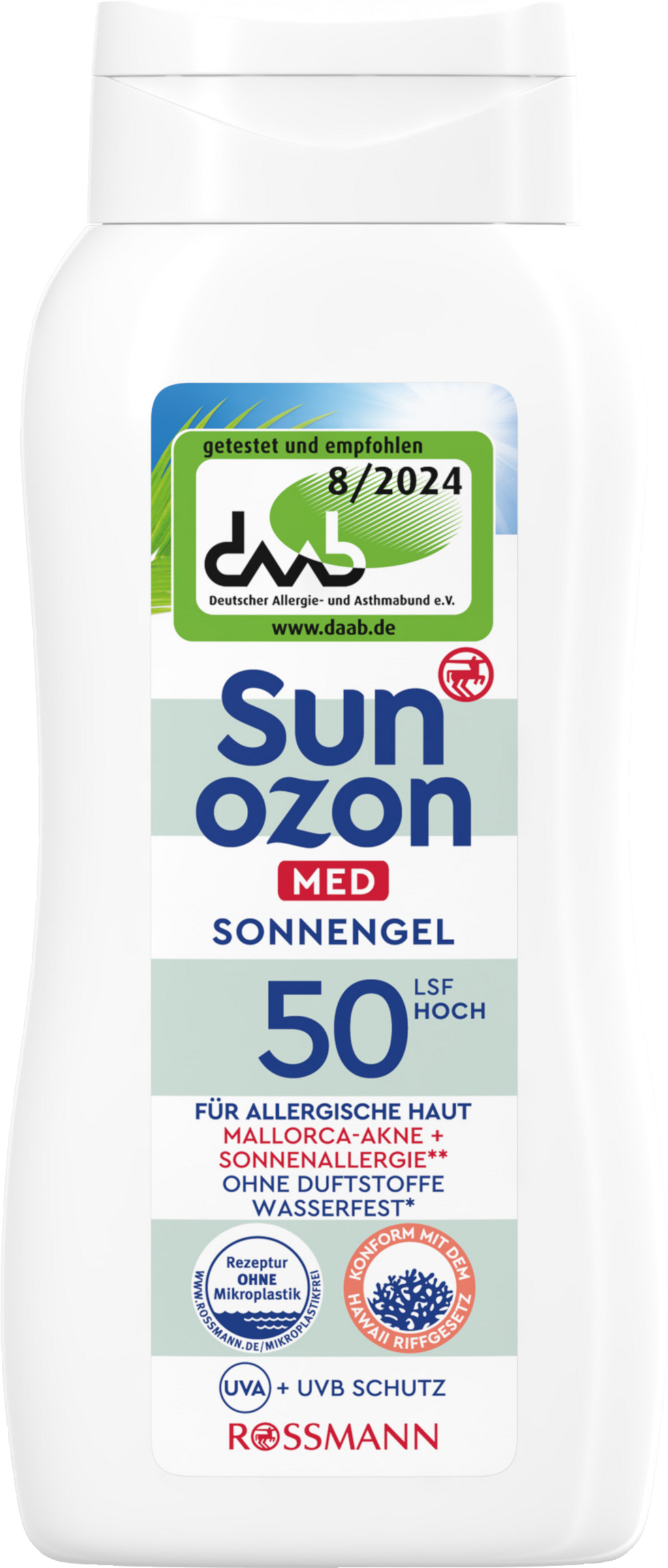 sunozon MED Sonnengel LSF 50 Reisegröße