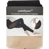 transparent teddy leggings sch./make-up Gr. M (40/42)
