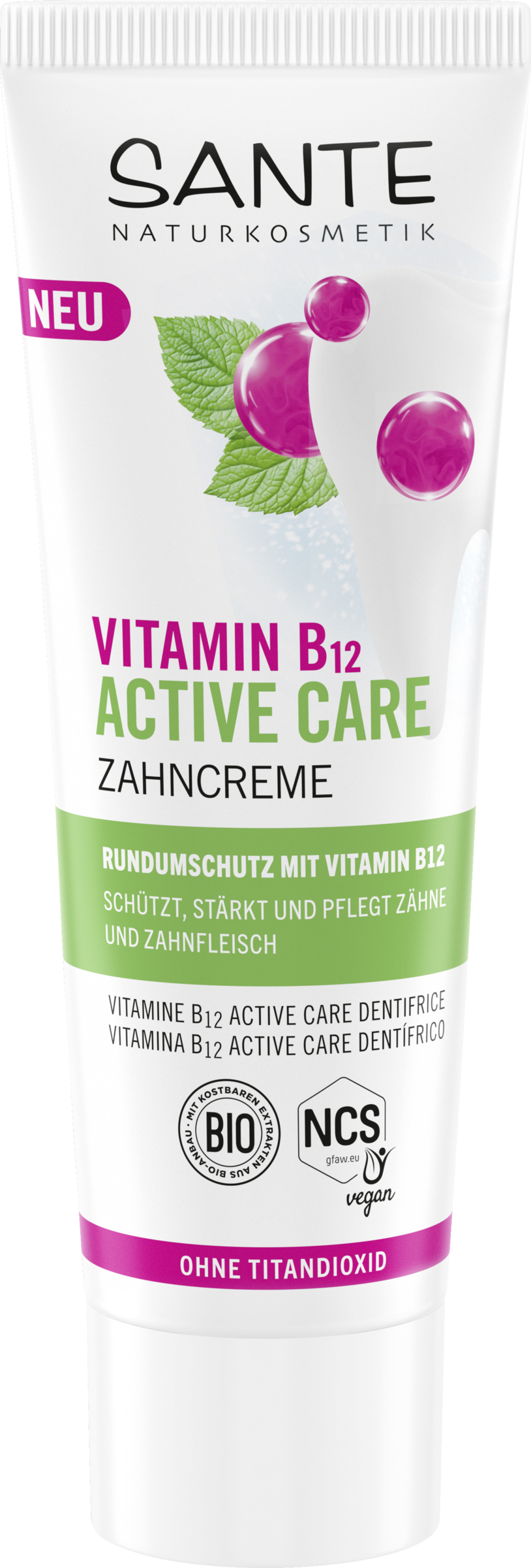 معجون أسنان فيتامين ب12 للعناية النشطة