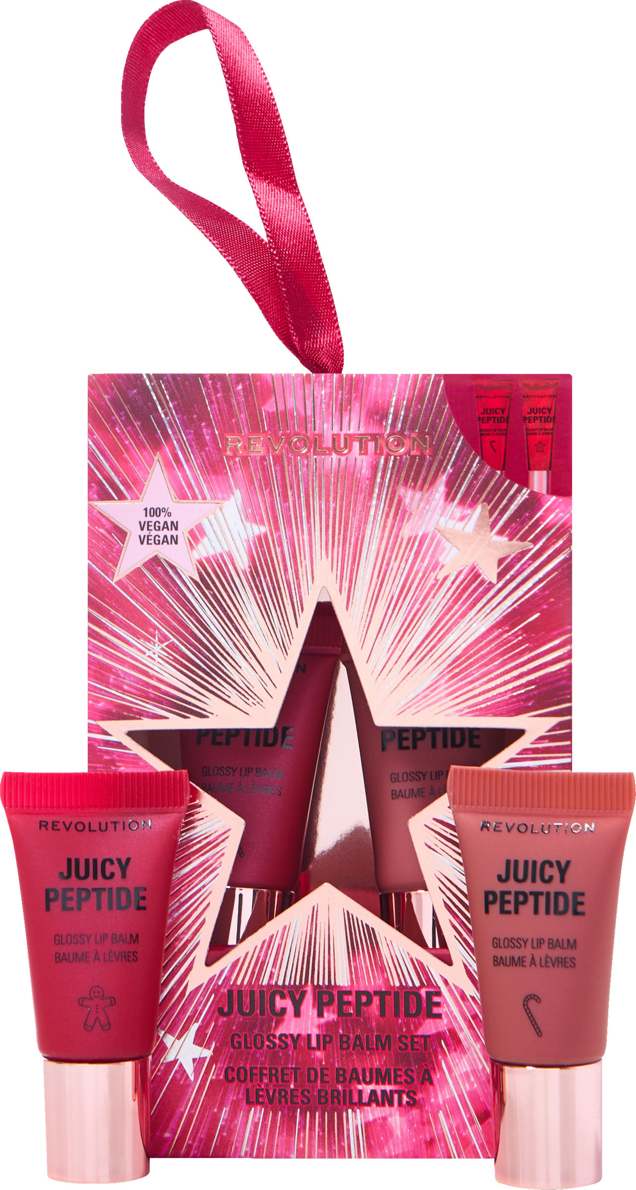 Revolution Makeup Revolution Juicy Peptide Mini Lip Balm Gift Set