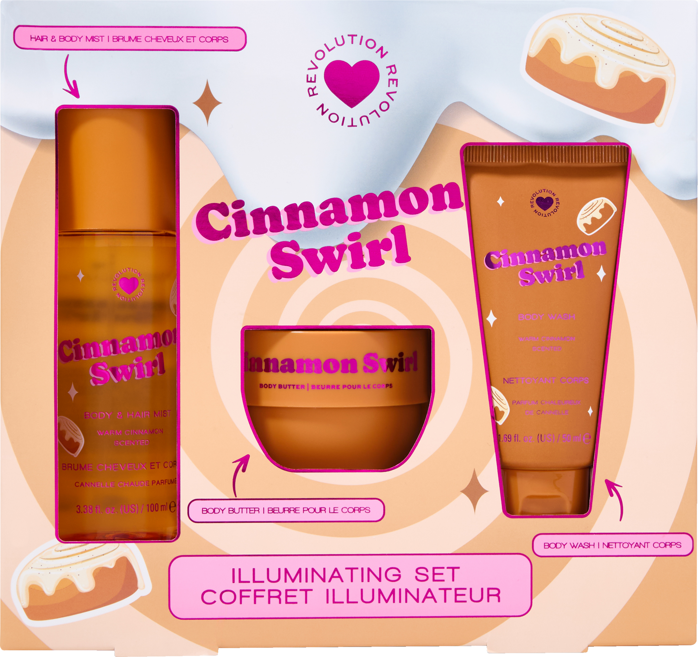 Revolution I Heart Revolution Cinnamon Swirl Geschenkset
