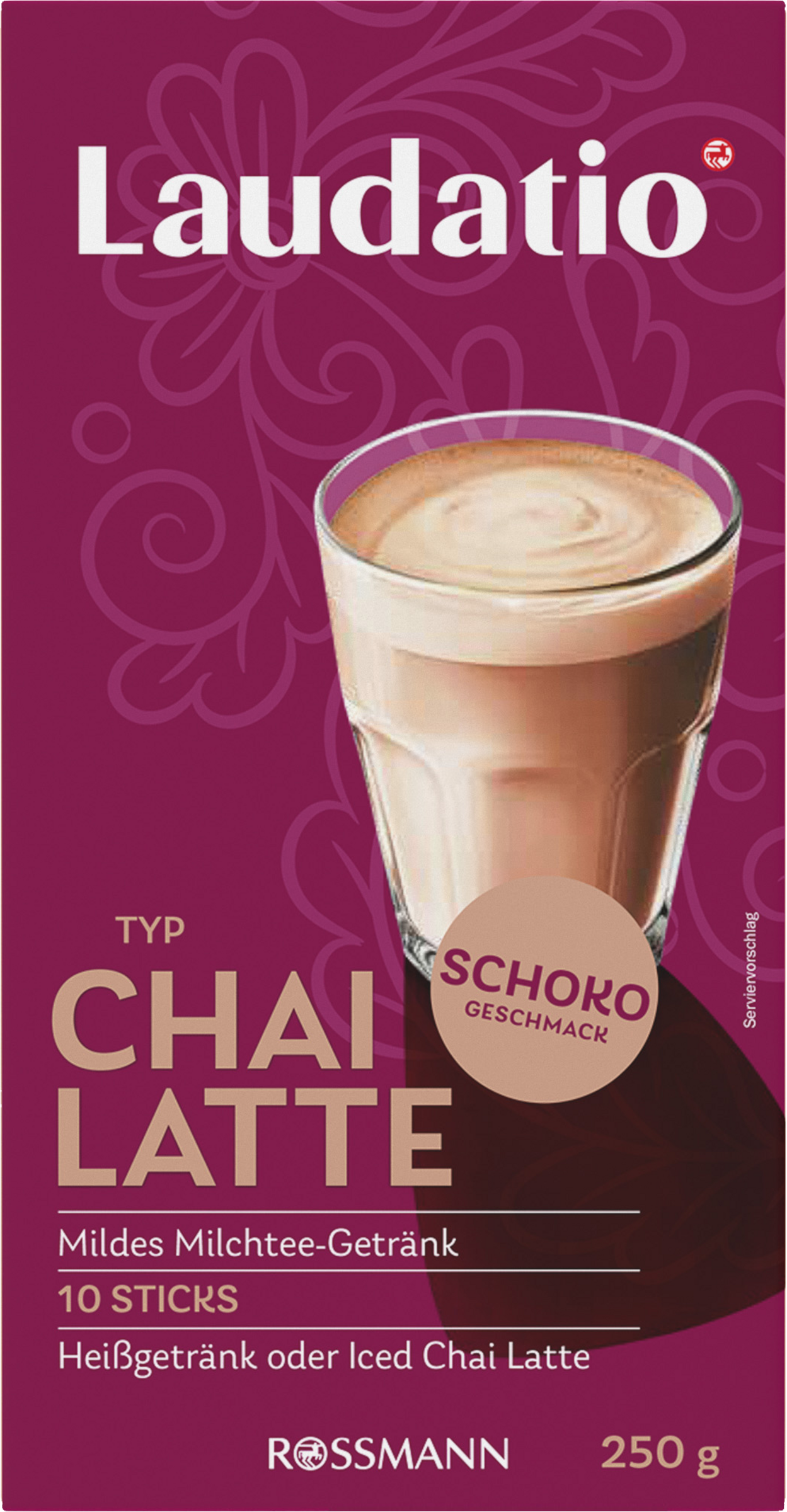 LAUDATIO KAFFEEGENUSS Chai Latte Schoko Milchtee Getränk
