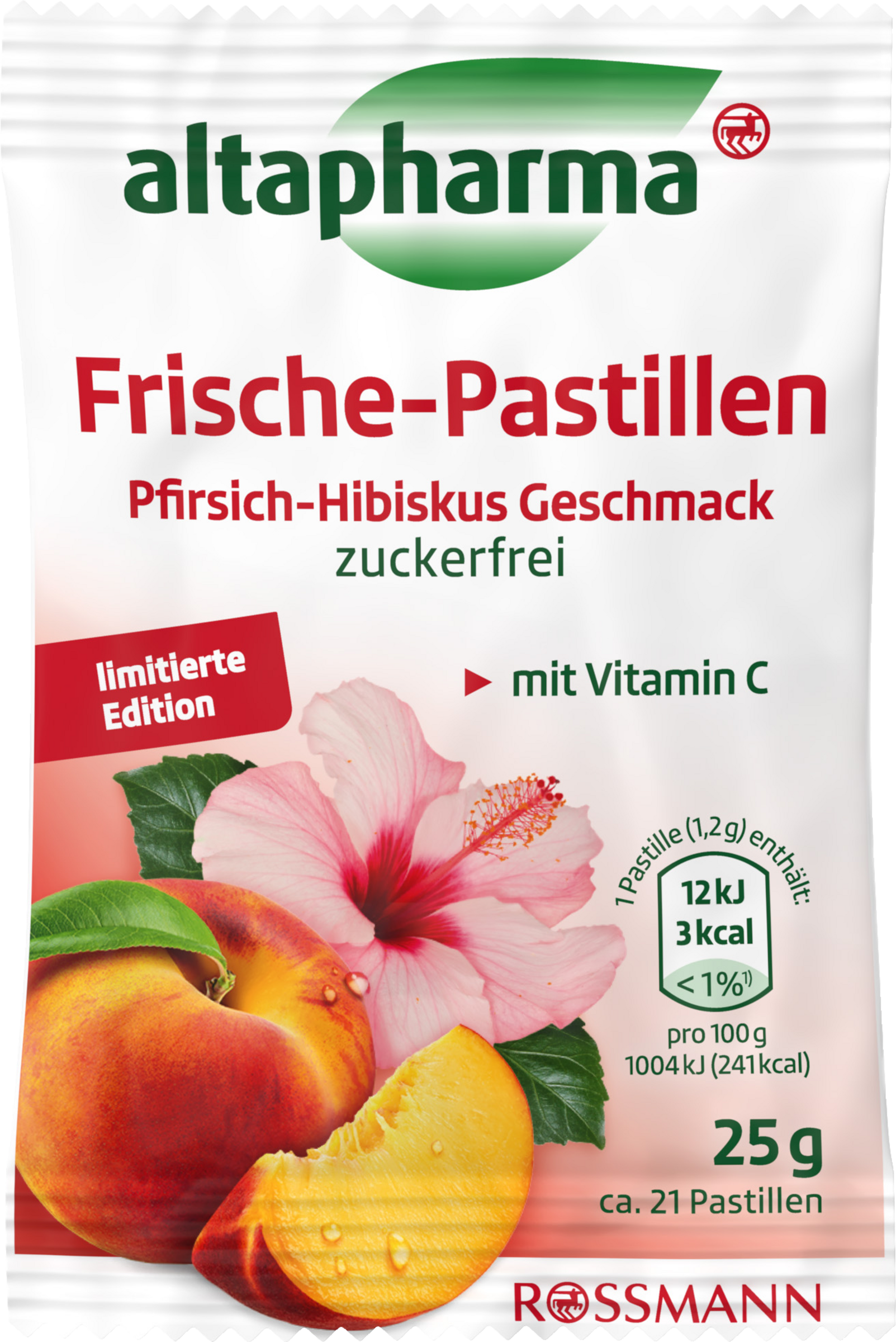 altapharma Frische-Pastille (21Stück) Pfirsich-Hibiskus