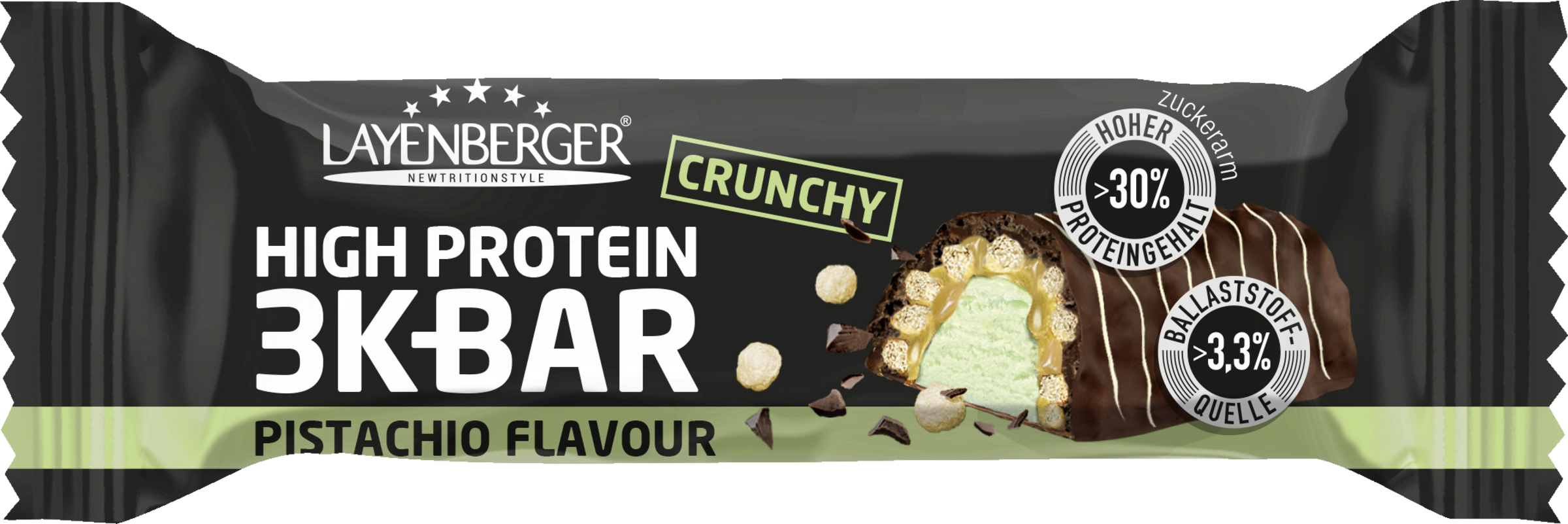 Layenberger Crunchy 3K Protein Bar Pistachio Riegel