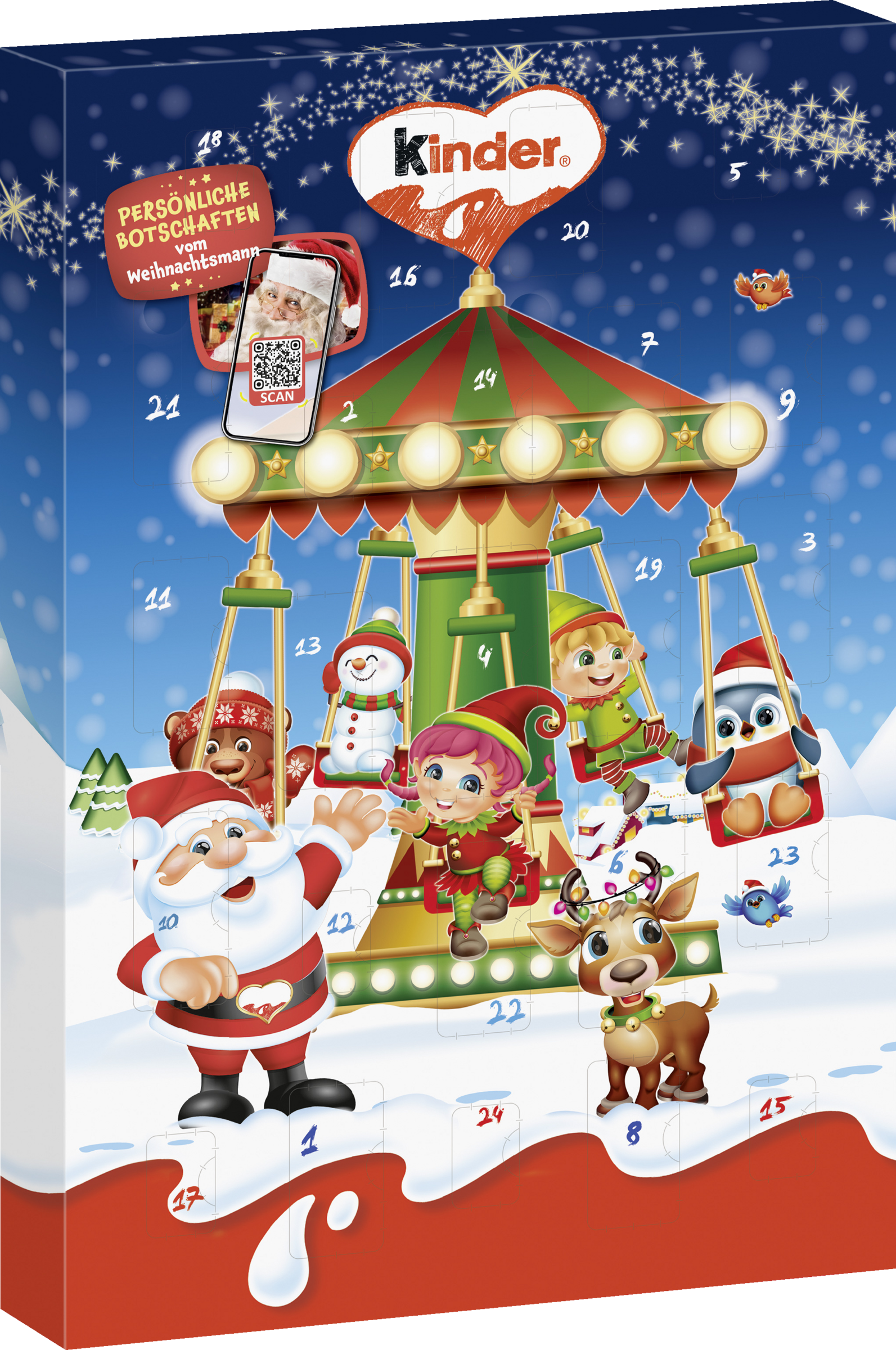 Ferrero Kinder Mix Adventskalender 2025 (24 Stück)