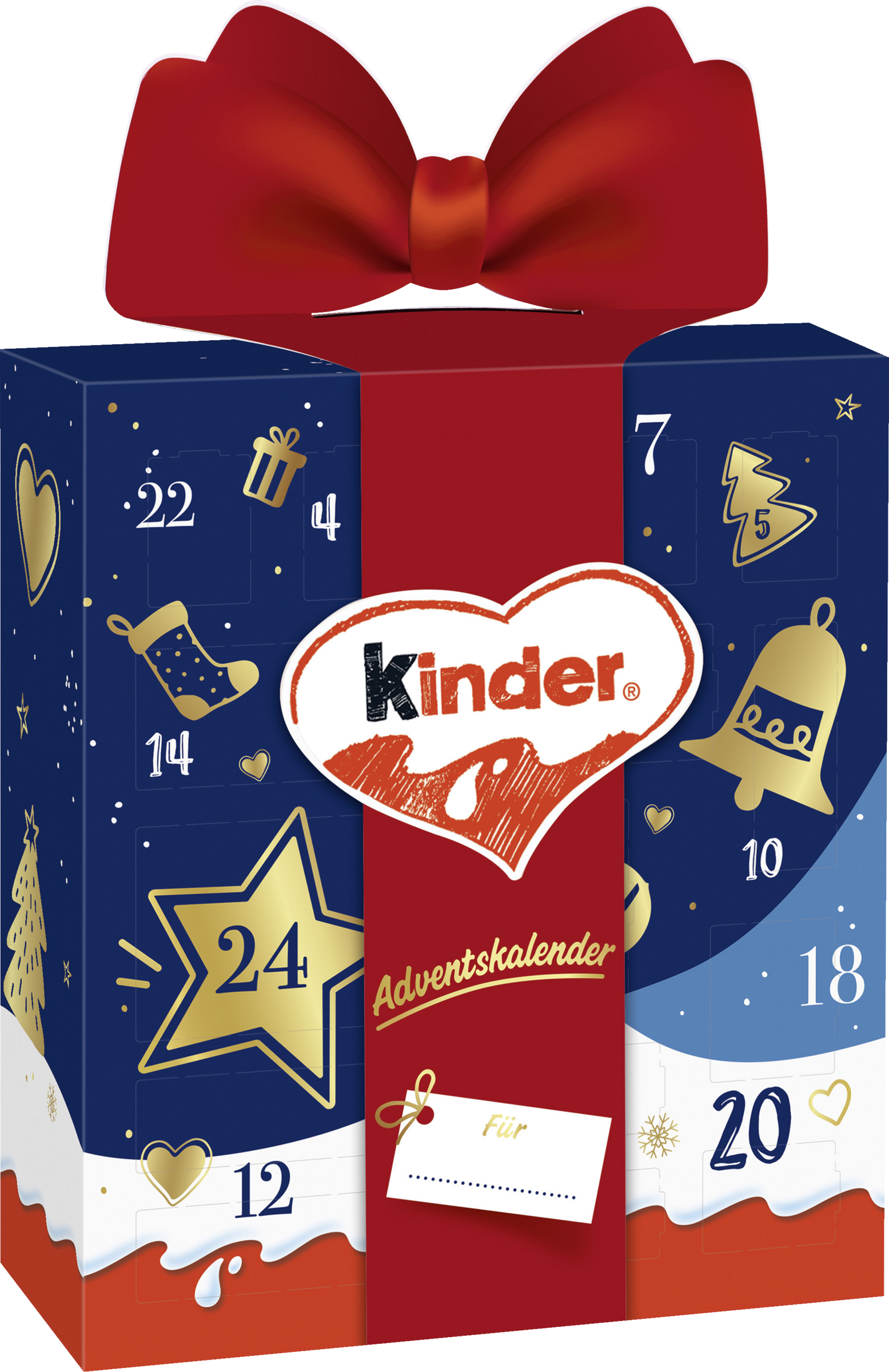 Ferrero Kinder Mix Geschenk-Adventskalender 2025 (24 Stück)