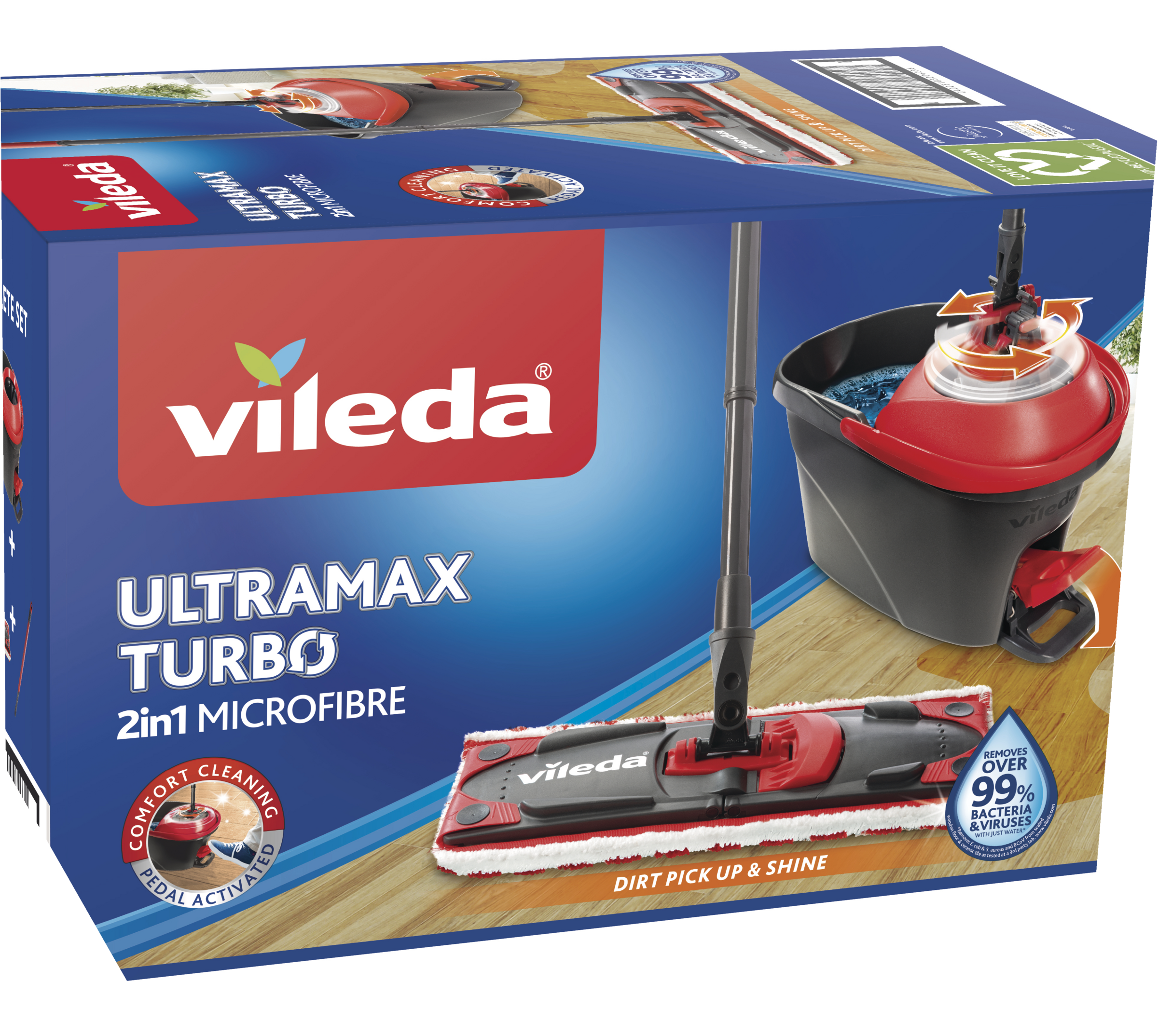 Vileda Ultramax Turbo Bodenreiniger Komplettset