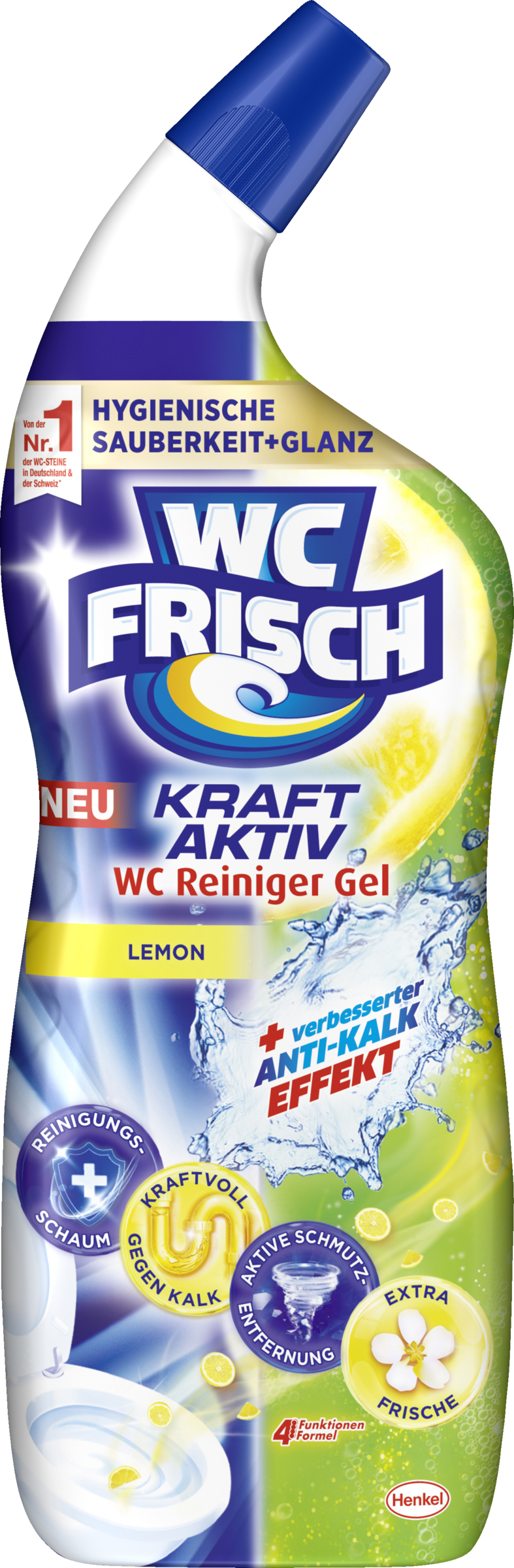 WC FRISCH Kraft Aktiv WC Reiniger Gel Lemon