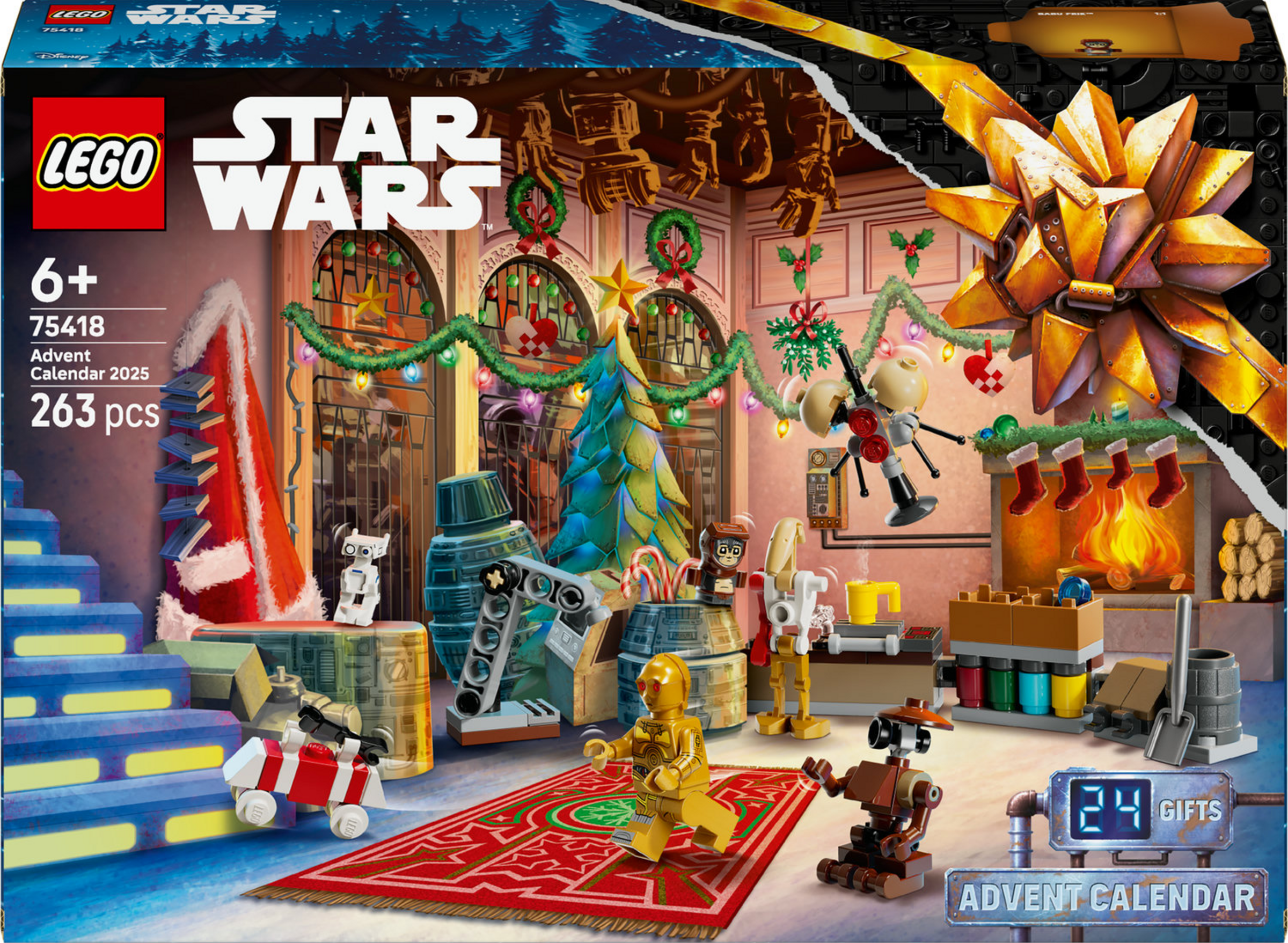 LEGO STAR WARS Adventskalender 2025 (75418)