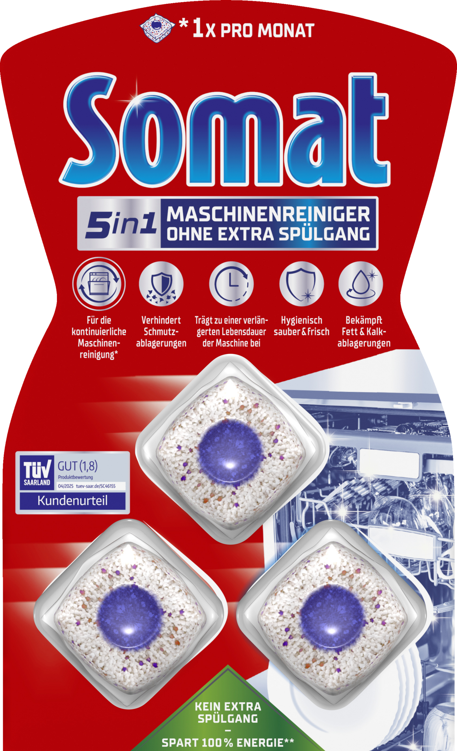 Somat 5in1 Maschinenreiniger Tabs