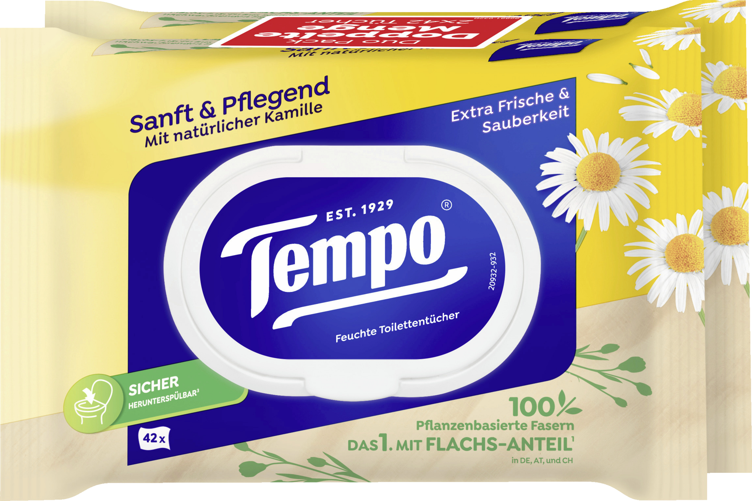 Feuchte Toilettentücher Sanft & Pflegend Duo-Vorteilspack