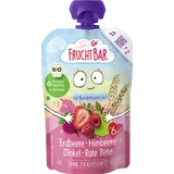 Bio Fruchtpüree Erdbeer, Himbeere, Dinkel und Rote Bete