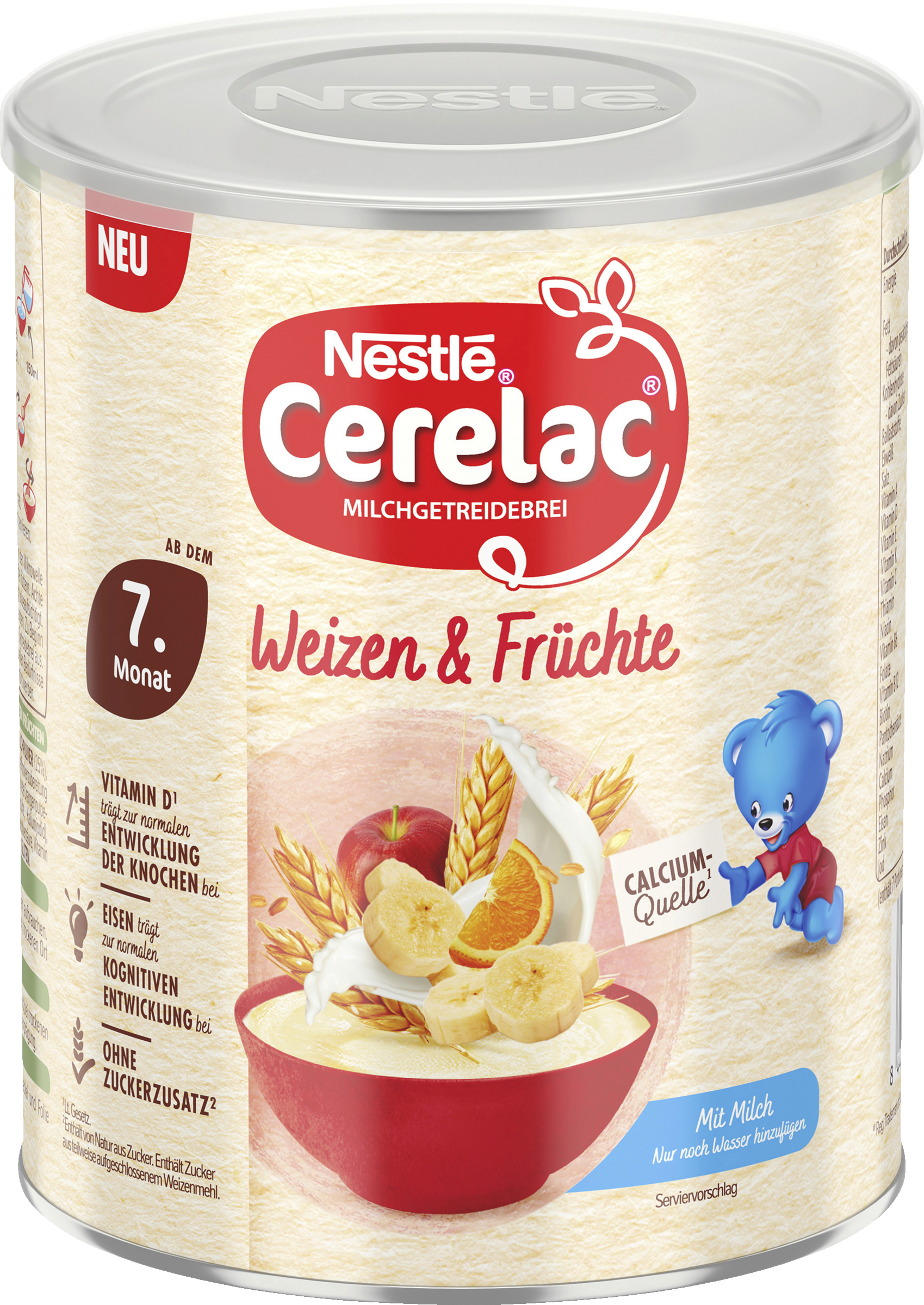 Nestlé Cerelac Milchgetreidebrei Weizen & Früchte ab 7. Monat