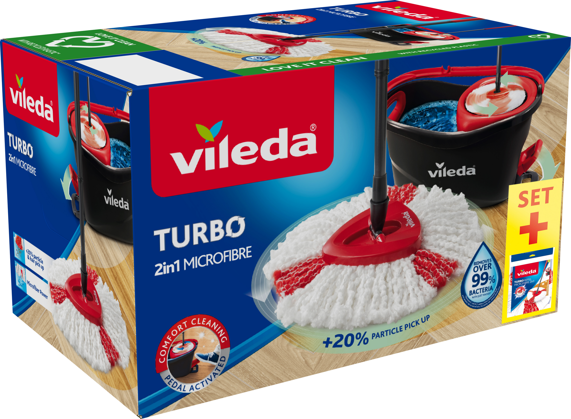 Vileda Bodenreinigungsgerät Turbo Komplettset