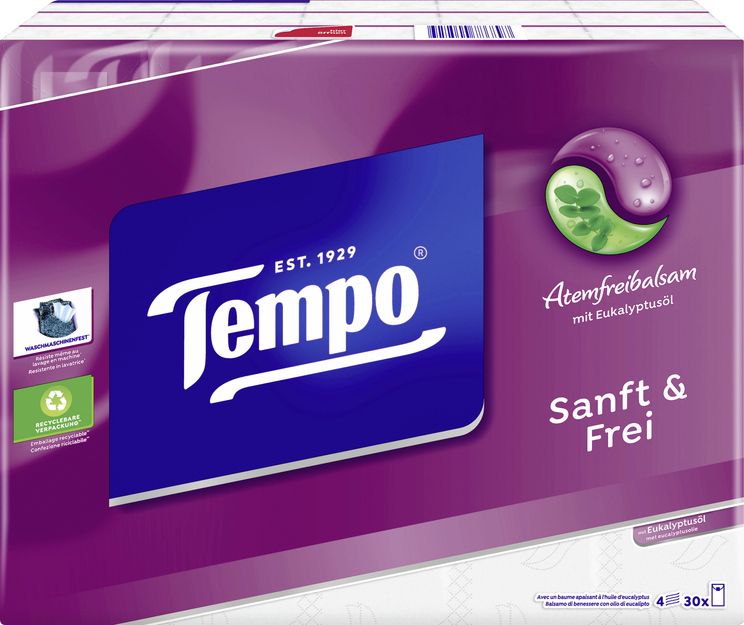 Tempo Taschentücher sanft & frei