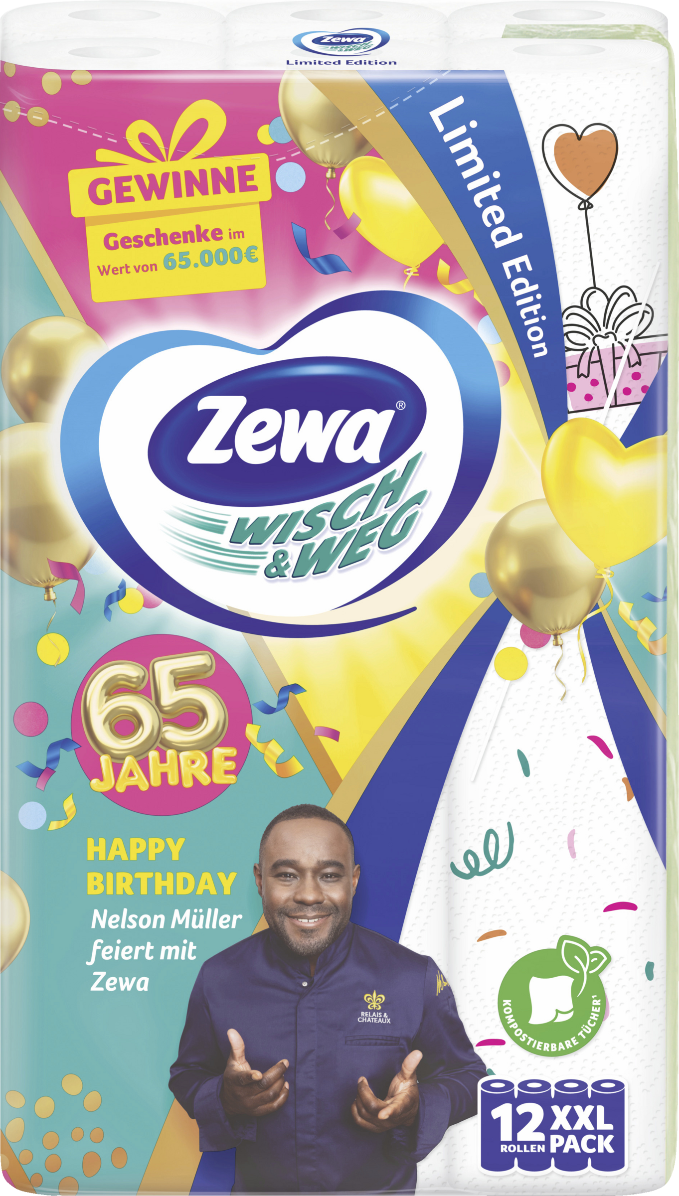 Zewa Wisch & Weg Haushaltstücher Limited Edition XXL Pack