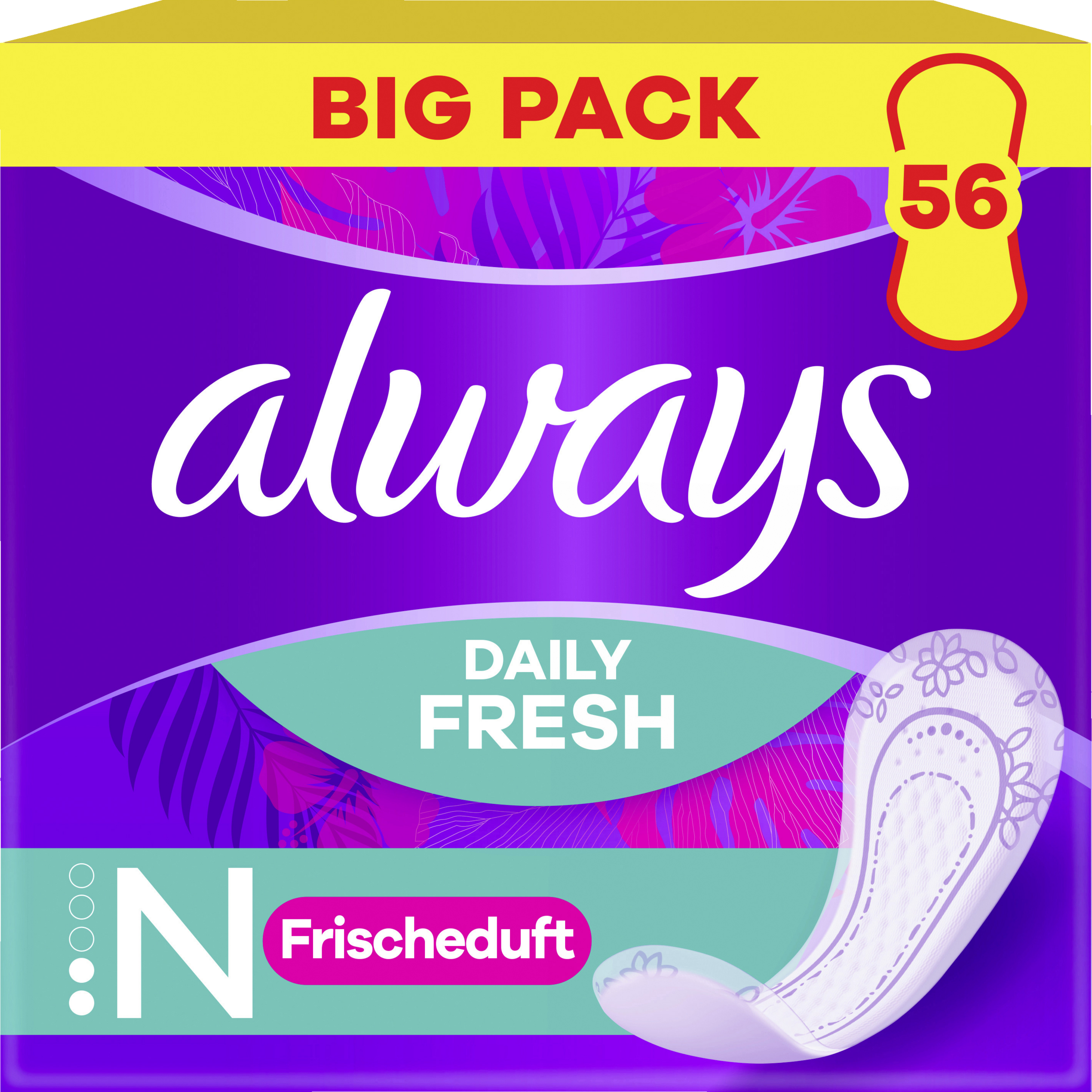 Daily Fresh Slipeinlagen Normal mit Frischeduft Big Pack