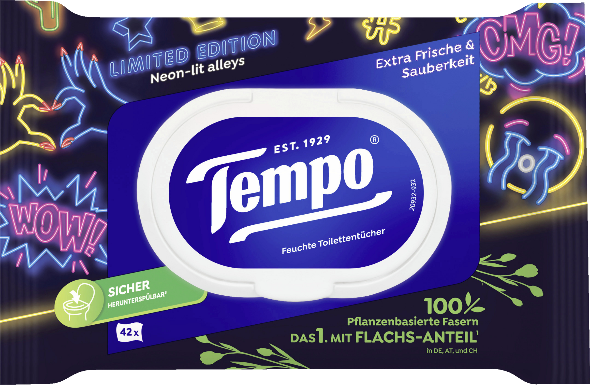 Tempo Feuchte Toilettentücher ?Limited Edition