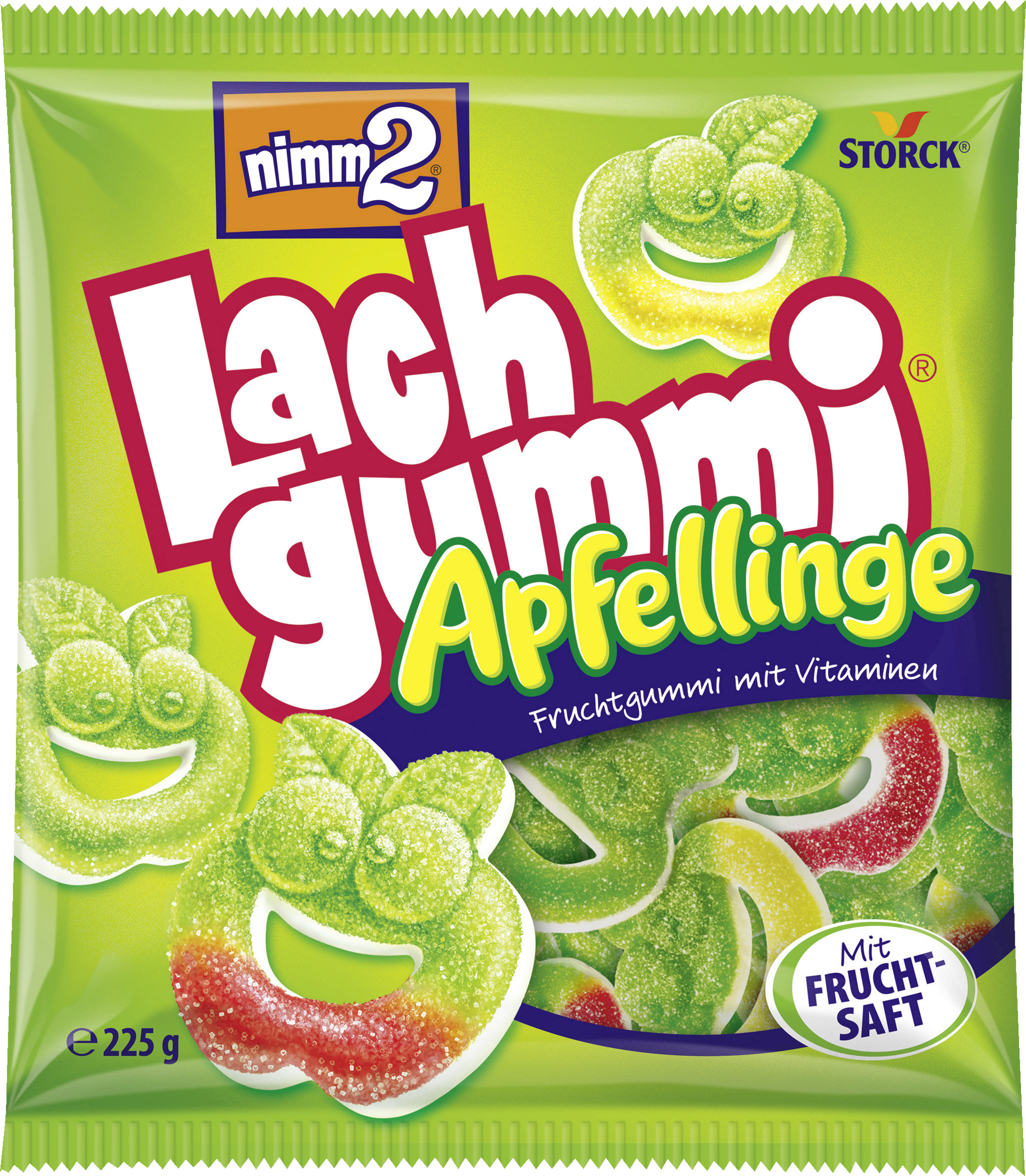 Storck nimm2 Lachgummi Apfellinge