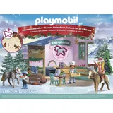 Playmobil Adventskalender 2025 Weihnachtsbacken im Reitercafé