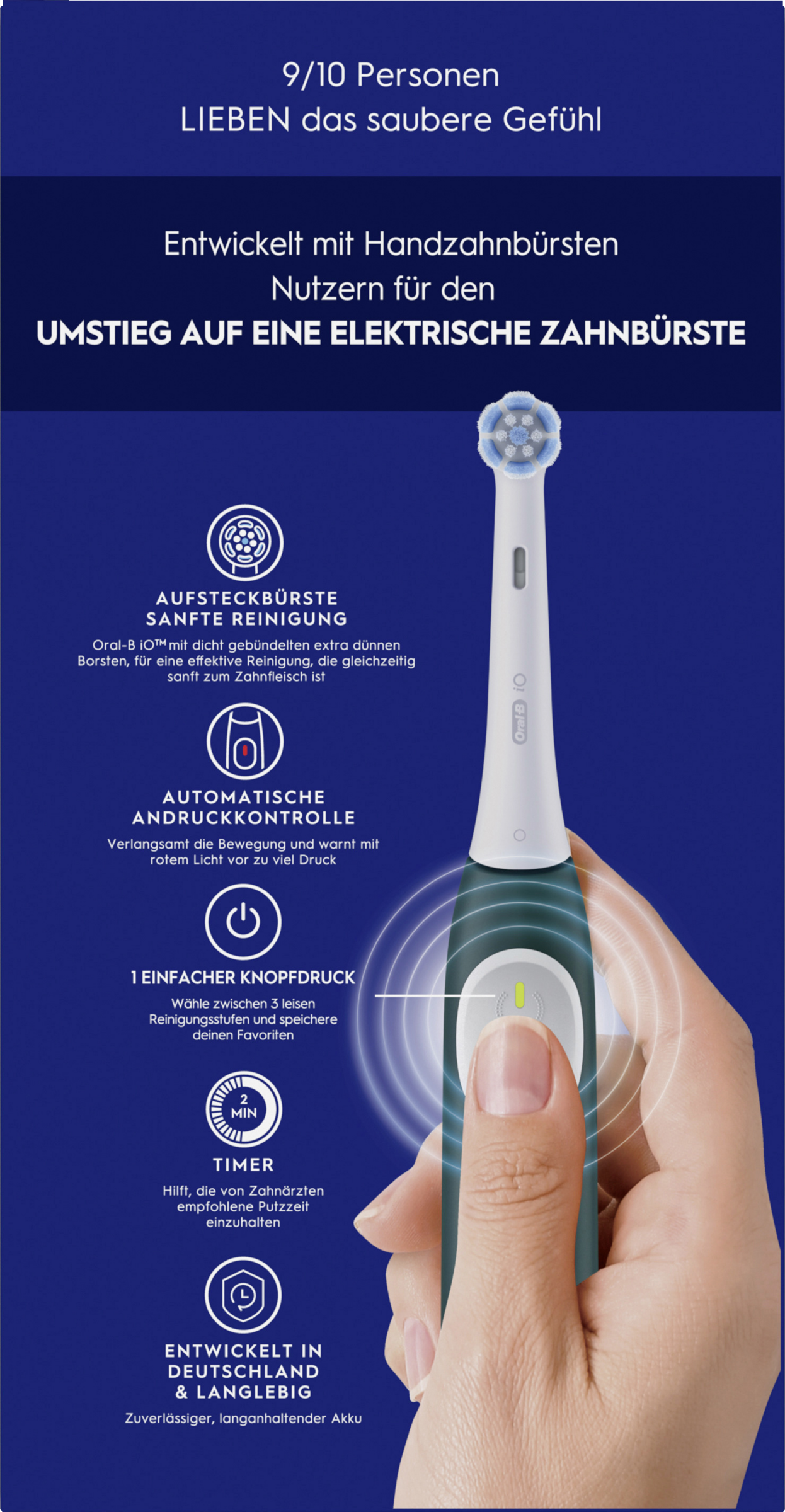 فرشاة أسنان كهربائية iO Series 2 Forest Green 4